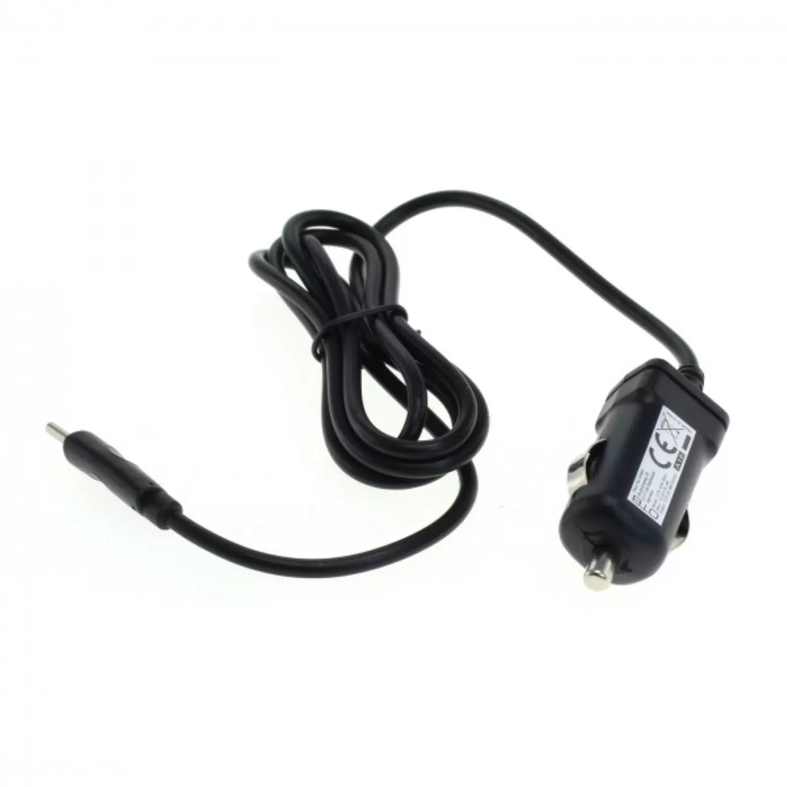Powery KfZ-Ladekabel, Auto-Ladeadapter mit USB-C ( Type C) 2,4A Schwarz Powery KfZ-Ladekabel, Auto-Ladeadapter mit USB-C ( Type C) 2,4A Schwarz