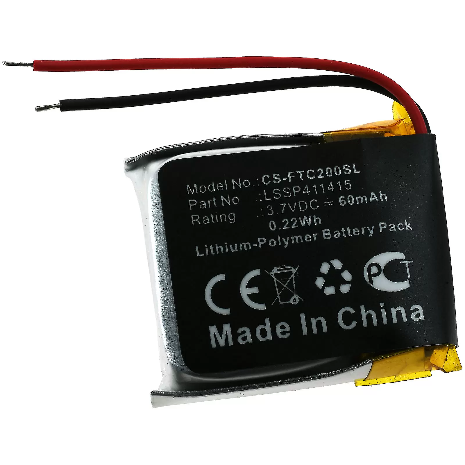 Akku passend für Smartwatch Fitbit Charge 2, Typ LSSP411415 Akku passend für Smartwatch Fitbit Charge 2, Typ LSSP411415