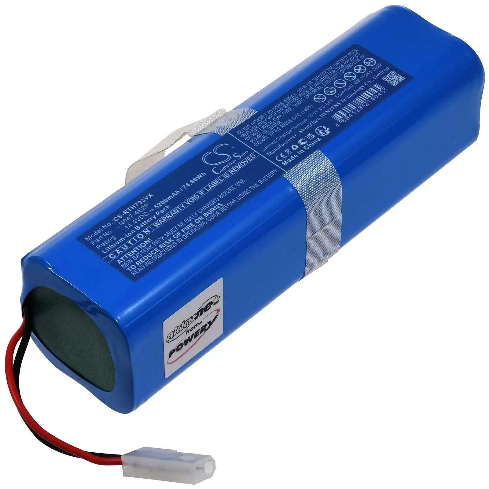 Akku passend für Saugroboter Rowenta X-Plorer 95 RR7975WH/NS0 Typ SS-2230002529