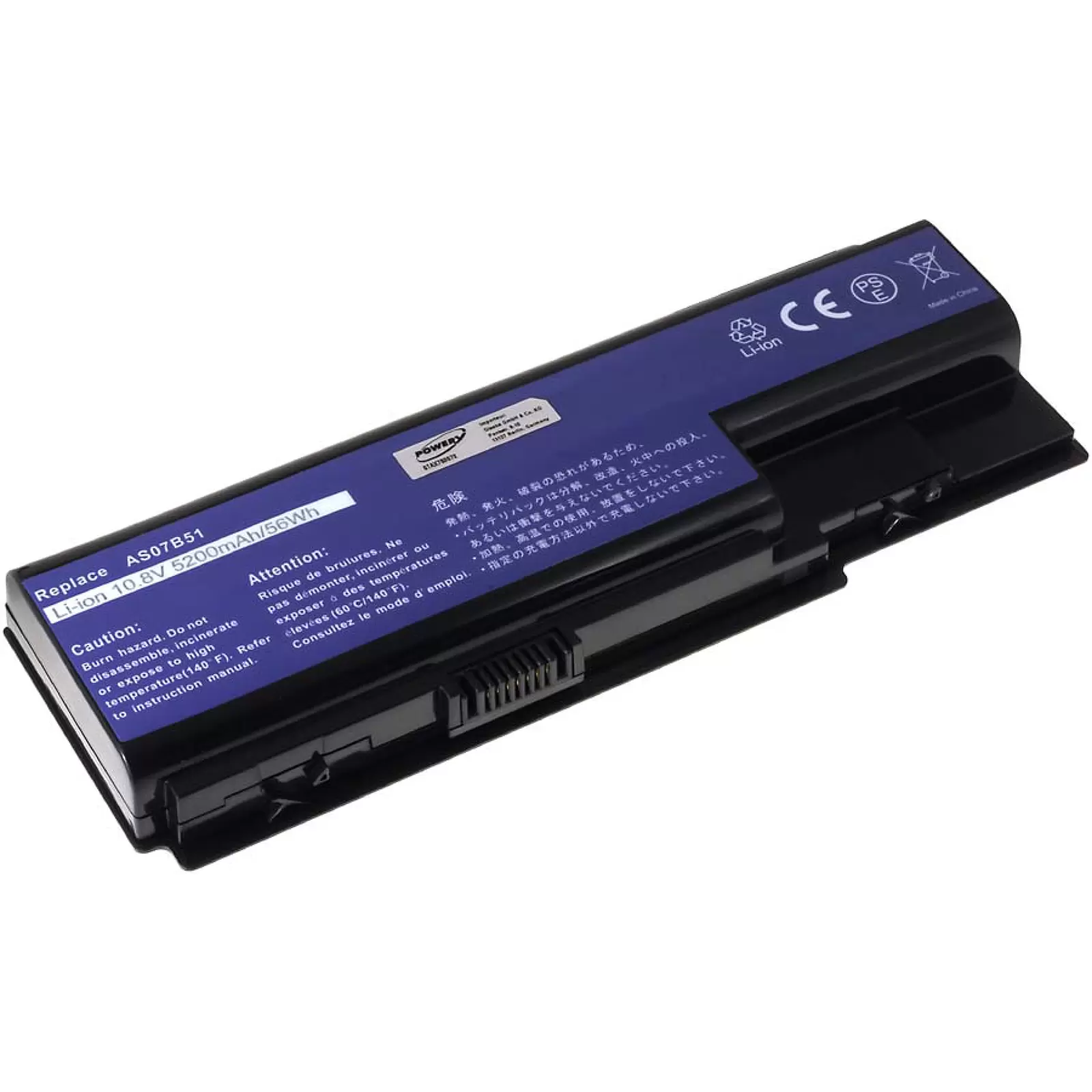 Akku für Acer Aspire 5920/ Packard BellEasyNote LJ61- LJ77/ Gateway NV73-NV79