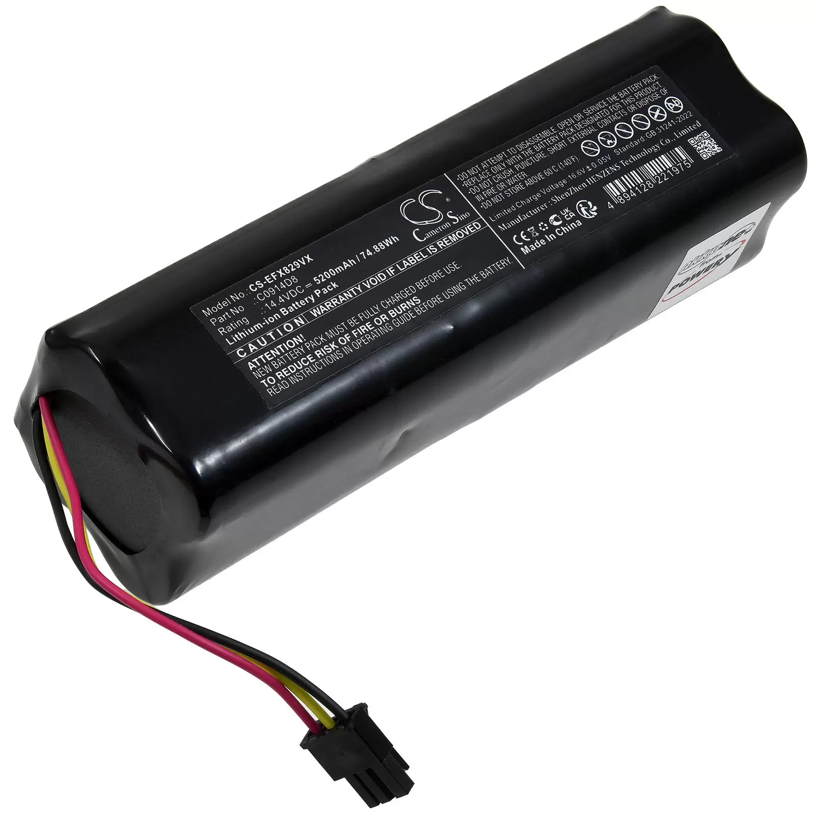 Akku passend für eufy X8 X8 Pro X8 Hybrid Saugroboter Typ C0914D8 Akku passend für eufy X8 X8 Pro X8 Hybrid Saugroboter Typ C0914D8