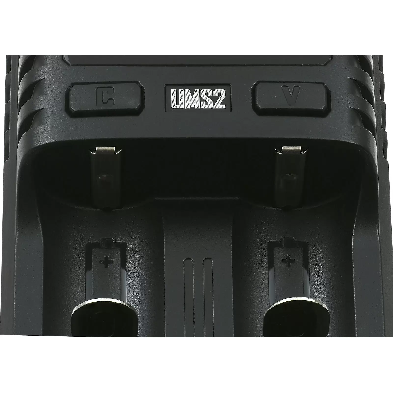 USB-Schnell-Ladegerät Nitecore UMS2,LCD-Display, 2 Ladeschächte u.a. für Li-Ion Akkus