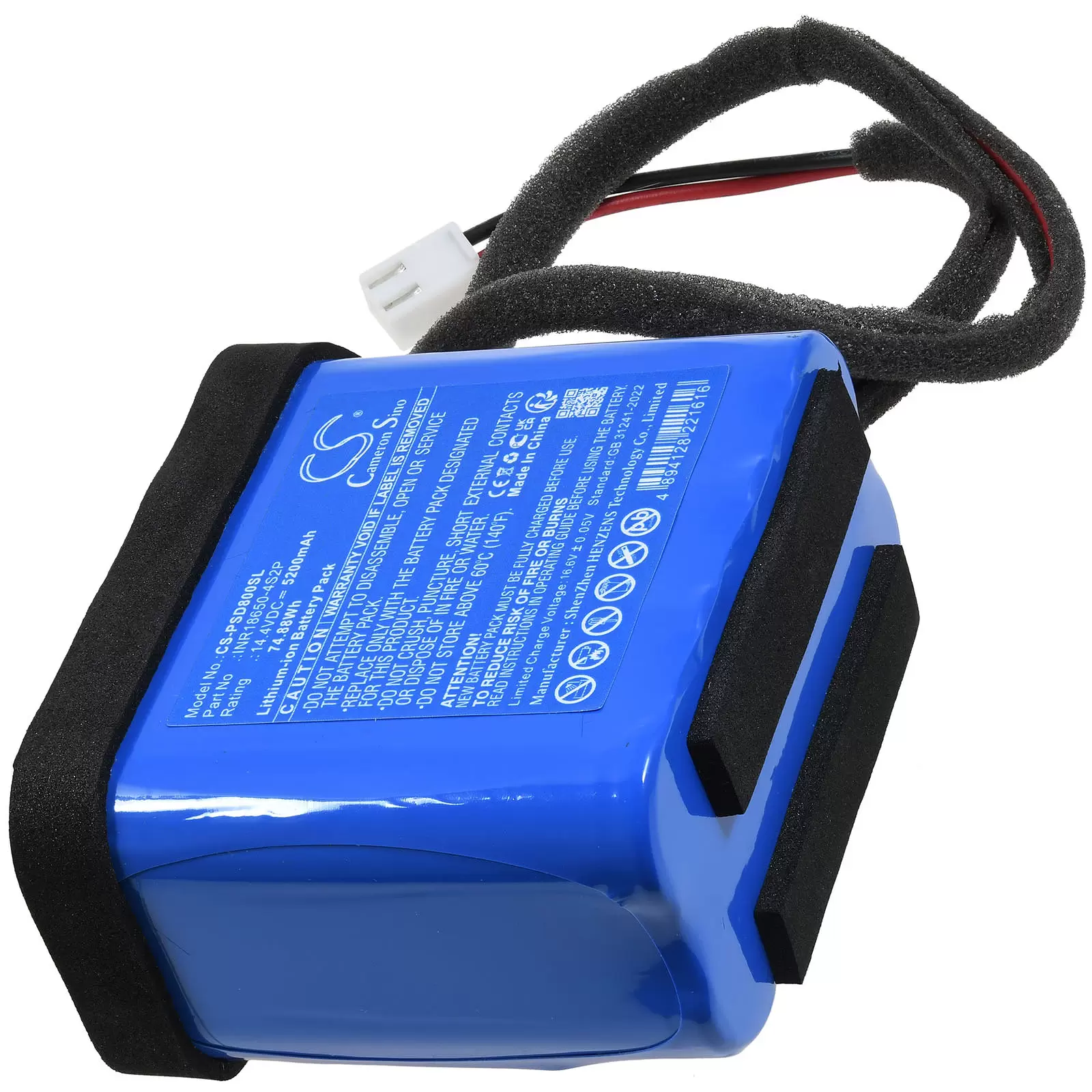 Akku passend für Philips SD80 SD80/93 Outdoor-Lautsprecher Typ INR18650-4S2P Akku passend für Philips SD80 SD80/93 Outdoor-Lautsprecher Typ INR18650-4S2P