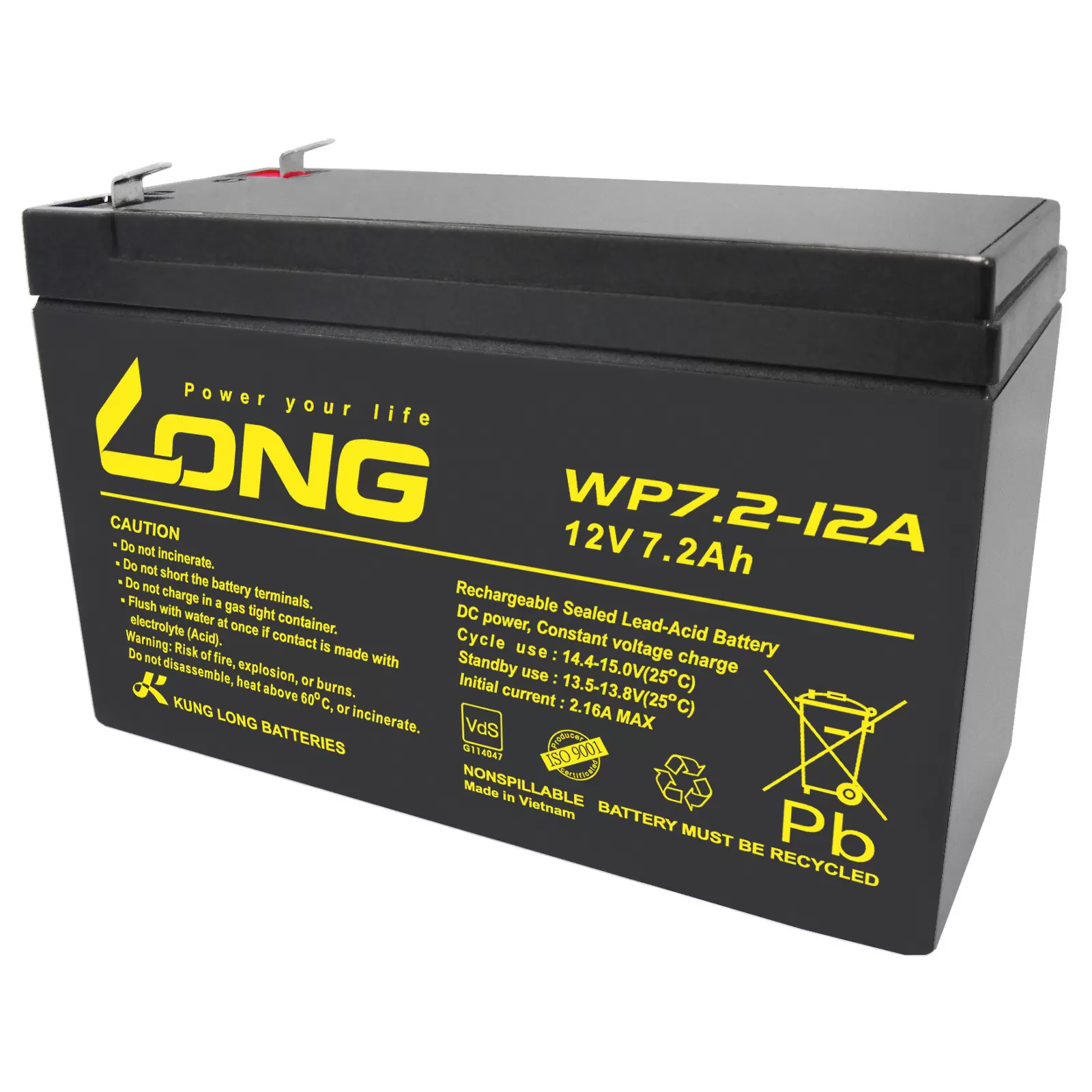 KungLong Bleiakku WP7.2-12A F1 Vds KungLong Bleiakku WP7.2-12A F1 Vds