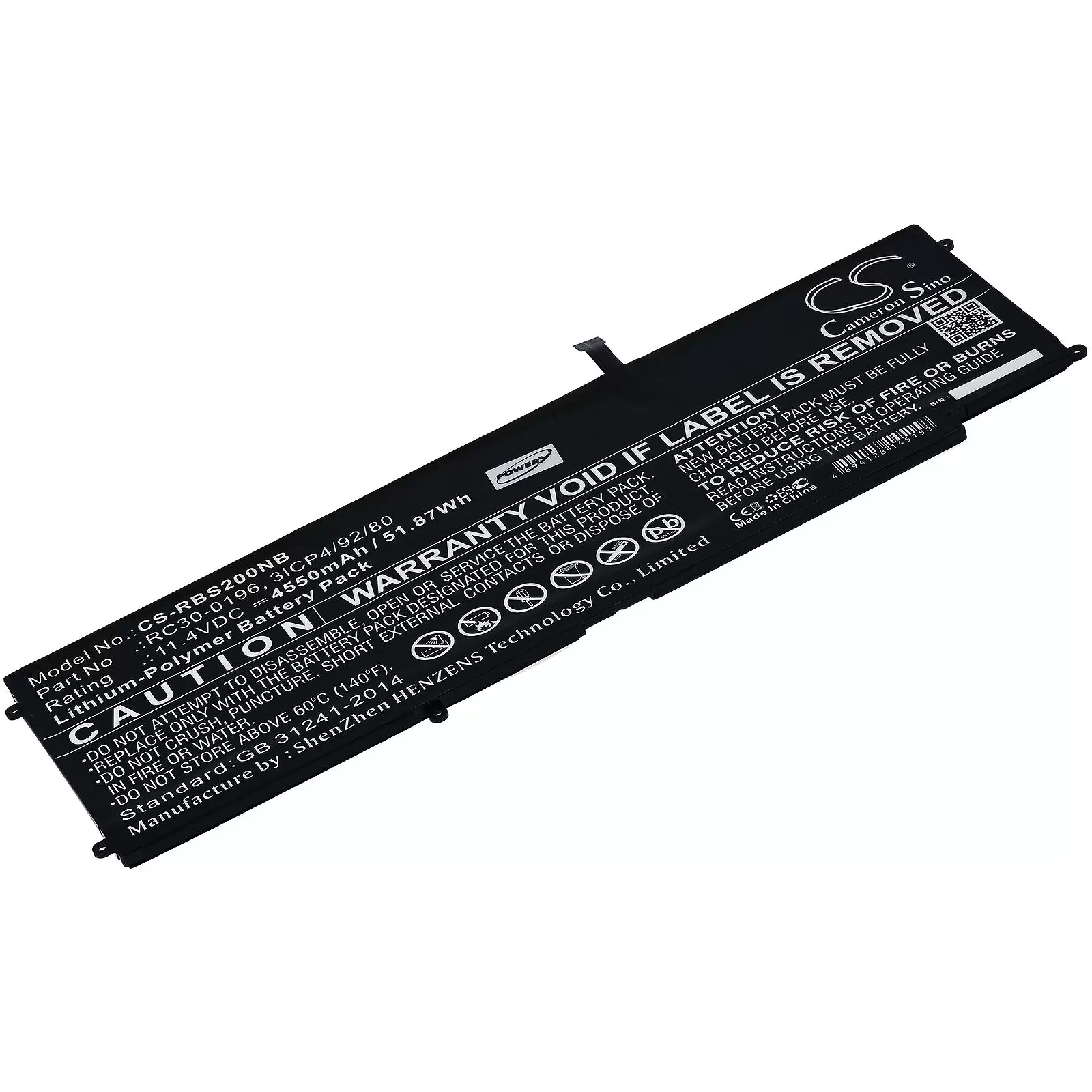 Akku passend für Laptop Razer Blade Stealth 2016 / RZ09-01962 / Typ RC30-0196 u.a. Akku passend für Laptop Razer Blade Stealth 2016 / RZ09-01962 / Typ RC30-0196 u.a.