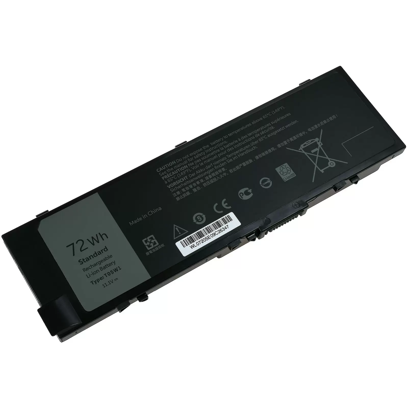 Akku passend für Laptop Dell Precision 15 7510 Serie, 17 7710 Serie, Typ 0FNY7 u.a.