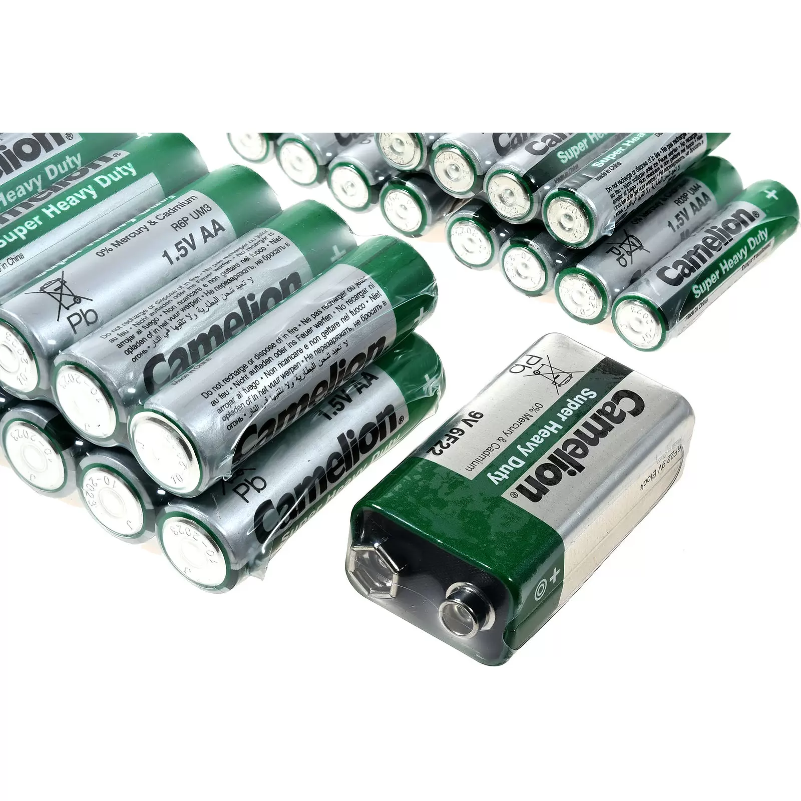 Camelion Batterien Spar-Set-Box 25tlg. (12xAA, 12xAAA, 1x9V)