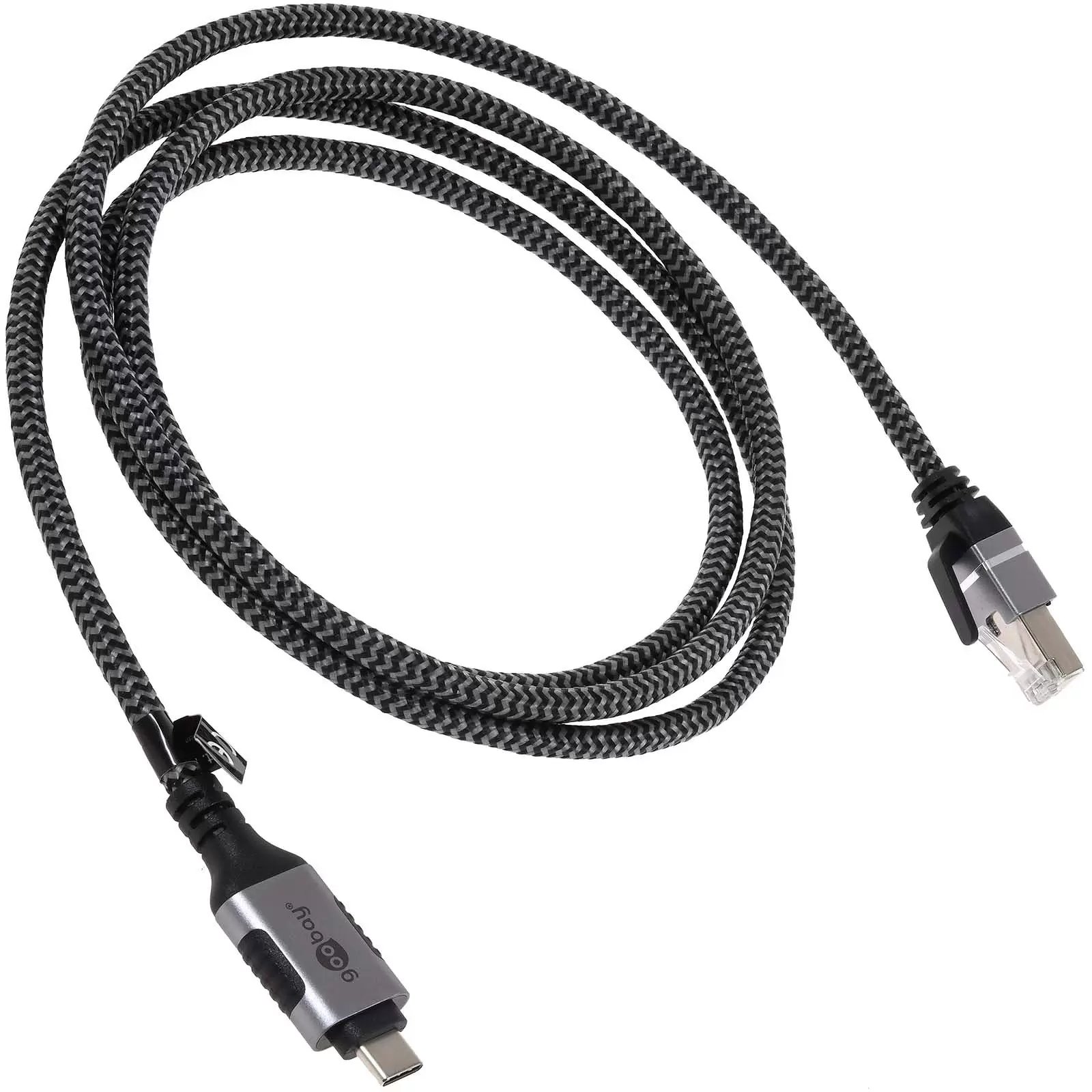 goobay Ethernet Kabel USB-C 3.1 auf RJ45 1,5 m