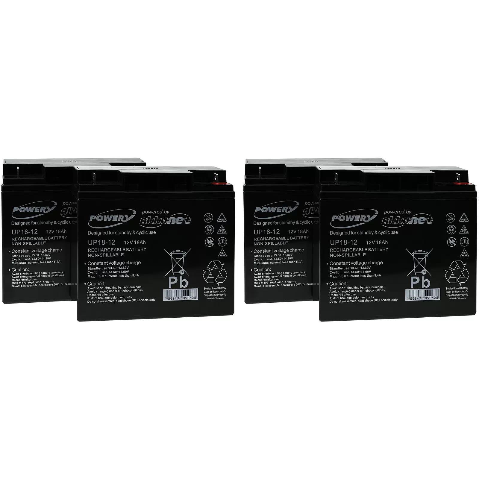 Powery Blei-Gel-Akku für USV APC Smart-UPS 2200 Powery Blei-Gel-Akku für USV APC Smart-UPS 2200