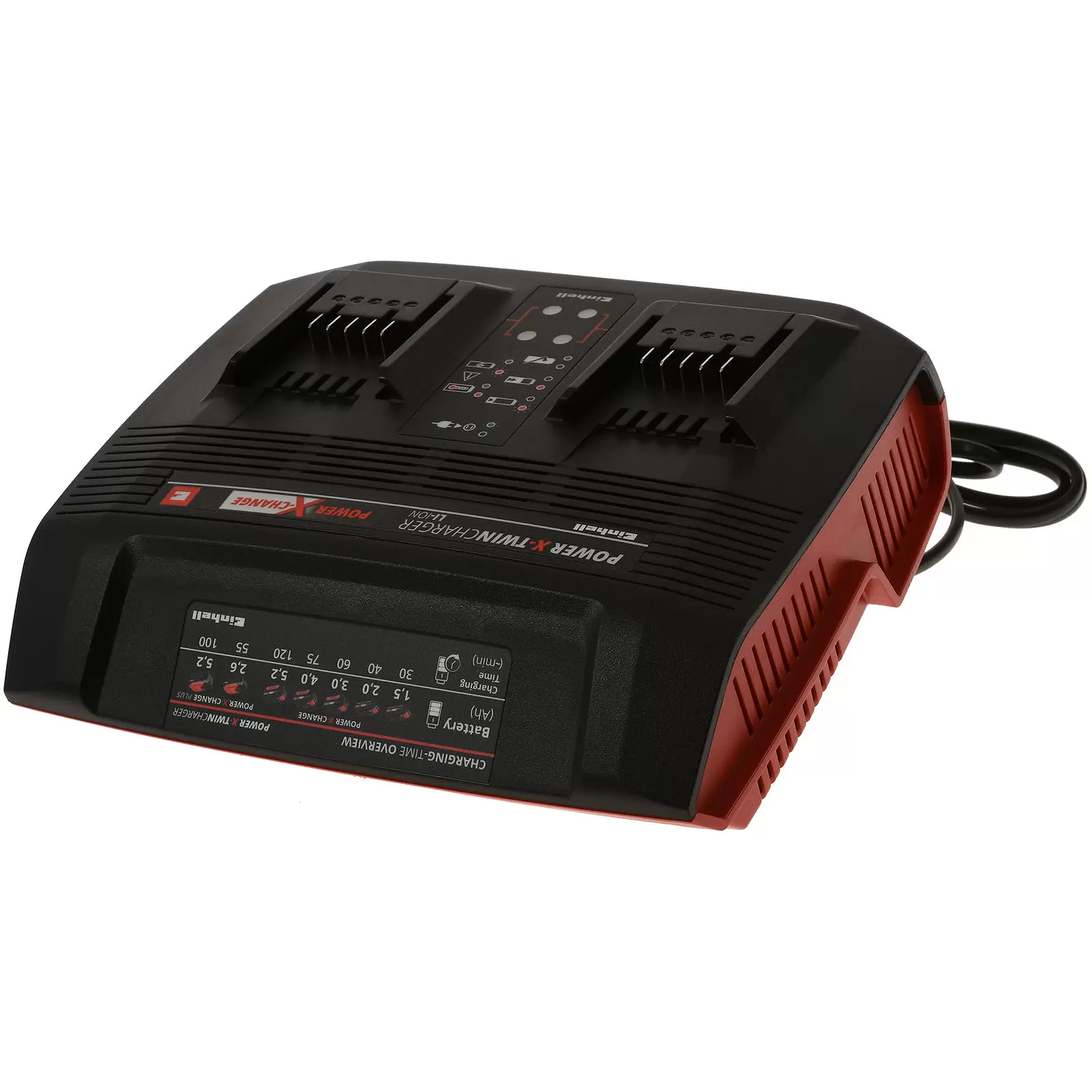 Einhell Power X-Change Zweifach-Ladegerät, Power-X-Twincharger 3A 4512069