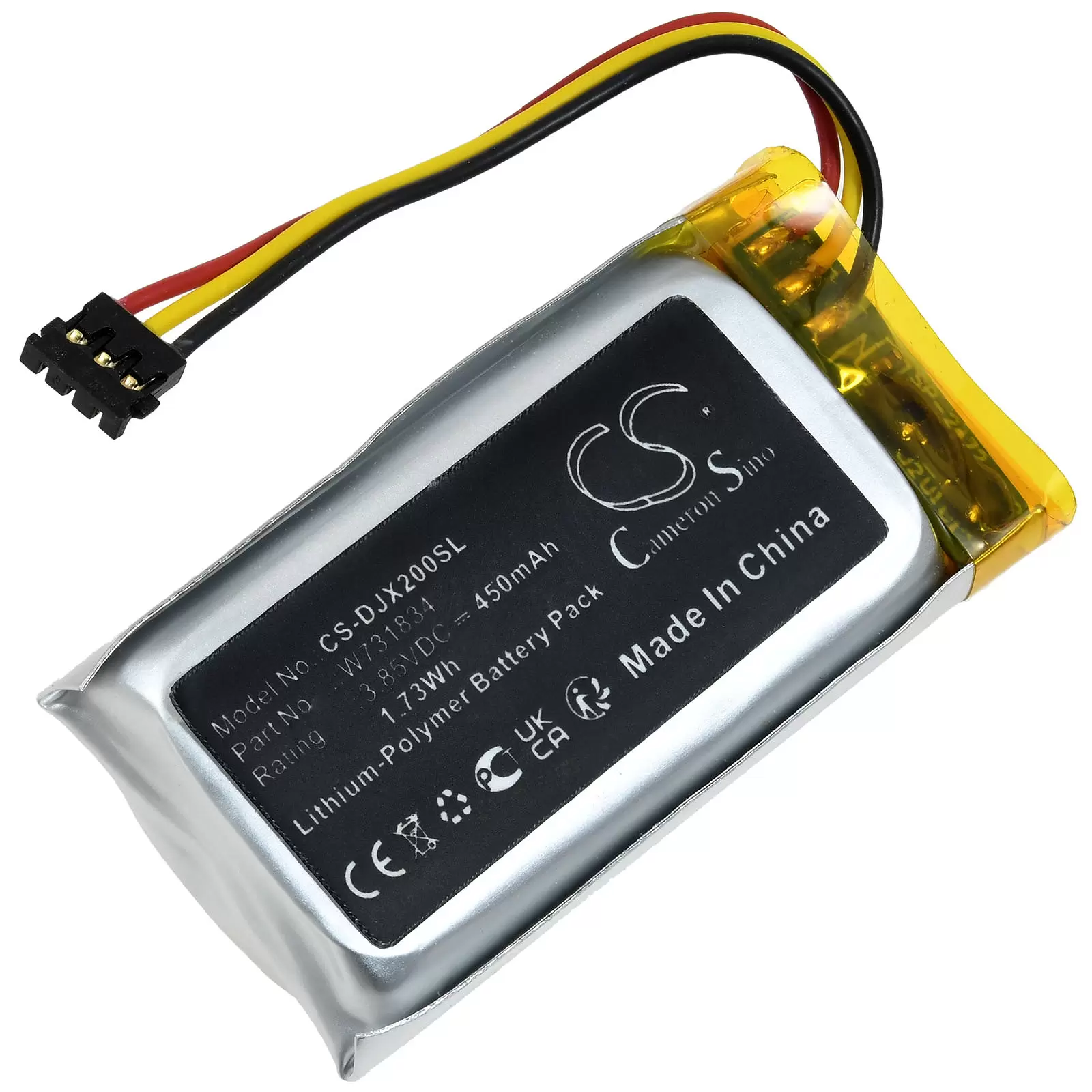 Akku passend für DJI Mic 2 Charging Case Typ W731834 Akku passend für DJI Mic 2 Charging Case Typ W731834