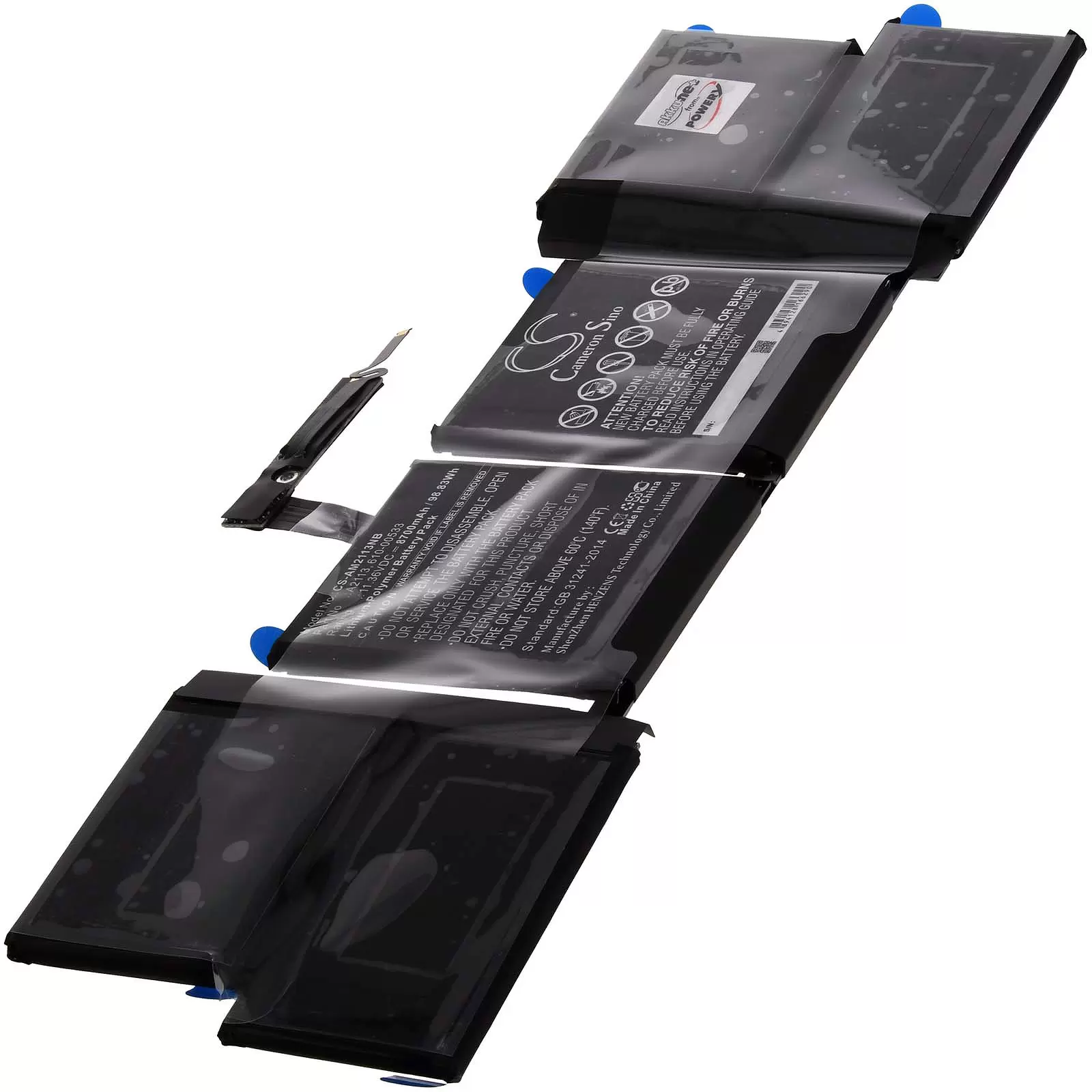 Akku passend für Laptop Apple MacBook Pro 16 2019, MacBook Pro 16 2020, Typ A2113 Akku passend für Laptop Apple MacBook Pro 16 2019, MacBook Pro 16 2020, Typ A2113