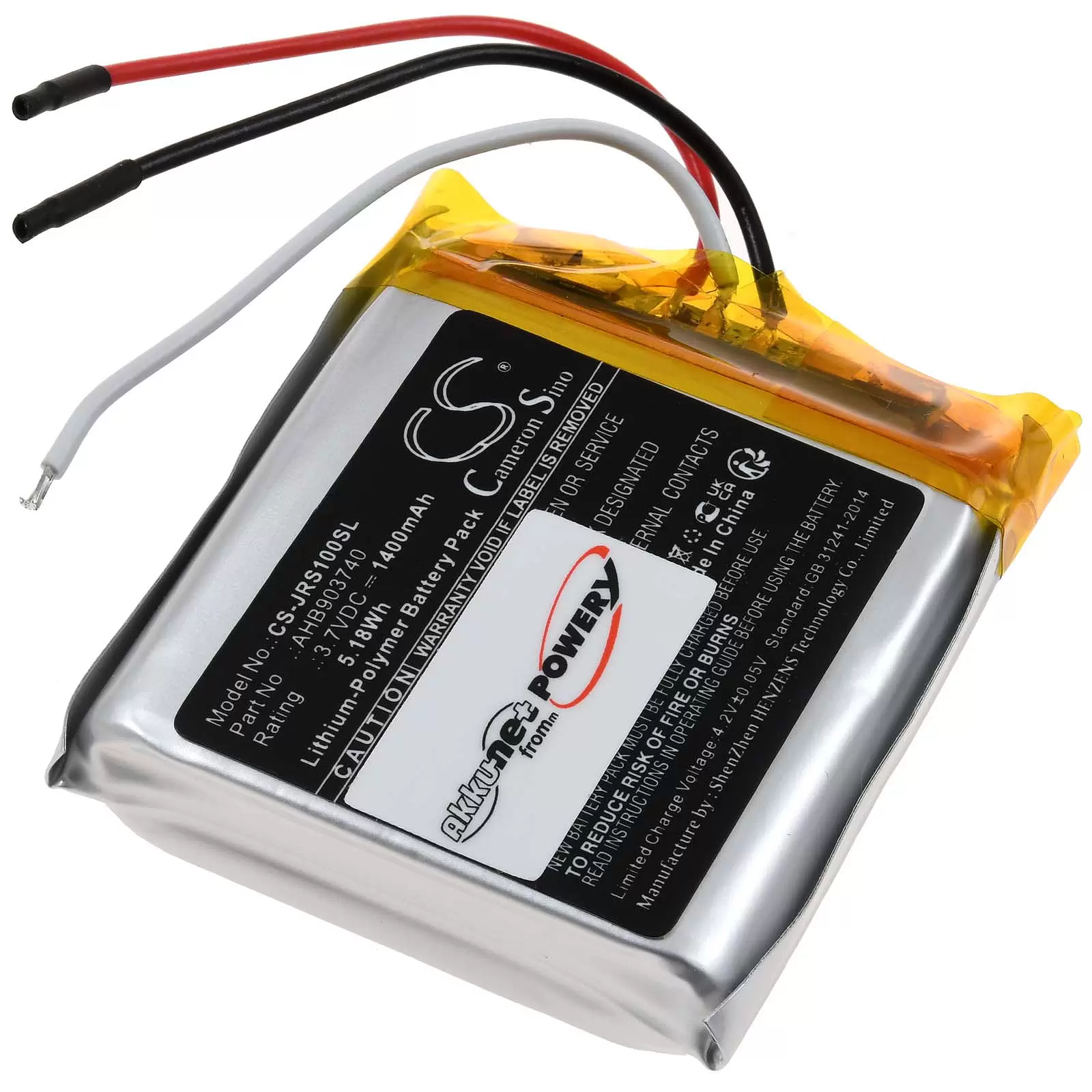 Akku passend für Bluetooth-Freisprecheinrichtung Jabra Freeway HFS1000 Typ AHB903740 Akku passend für Bluetooth-Freisprecheinrichtung Jabra Freeway HFS1000 Typ AHB903740