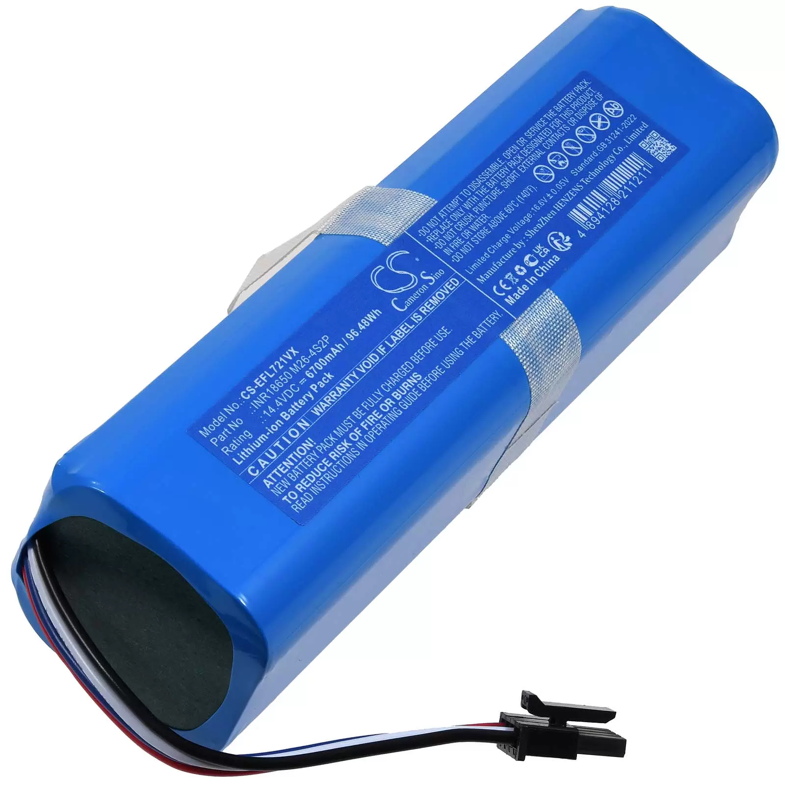 XXL-Akku passend für Saugroboter Eufy RoboVac L70 Hybrid T2190 Typ INR18650M26-4S2P XXL-Akku passend für Saugroboter Eufy RoboVac L70 Hybrid T2190 Typ INR18650M26-4S2P