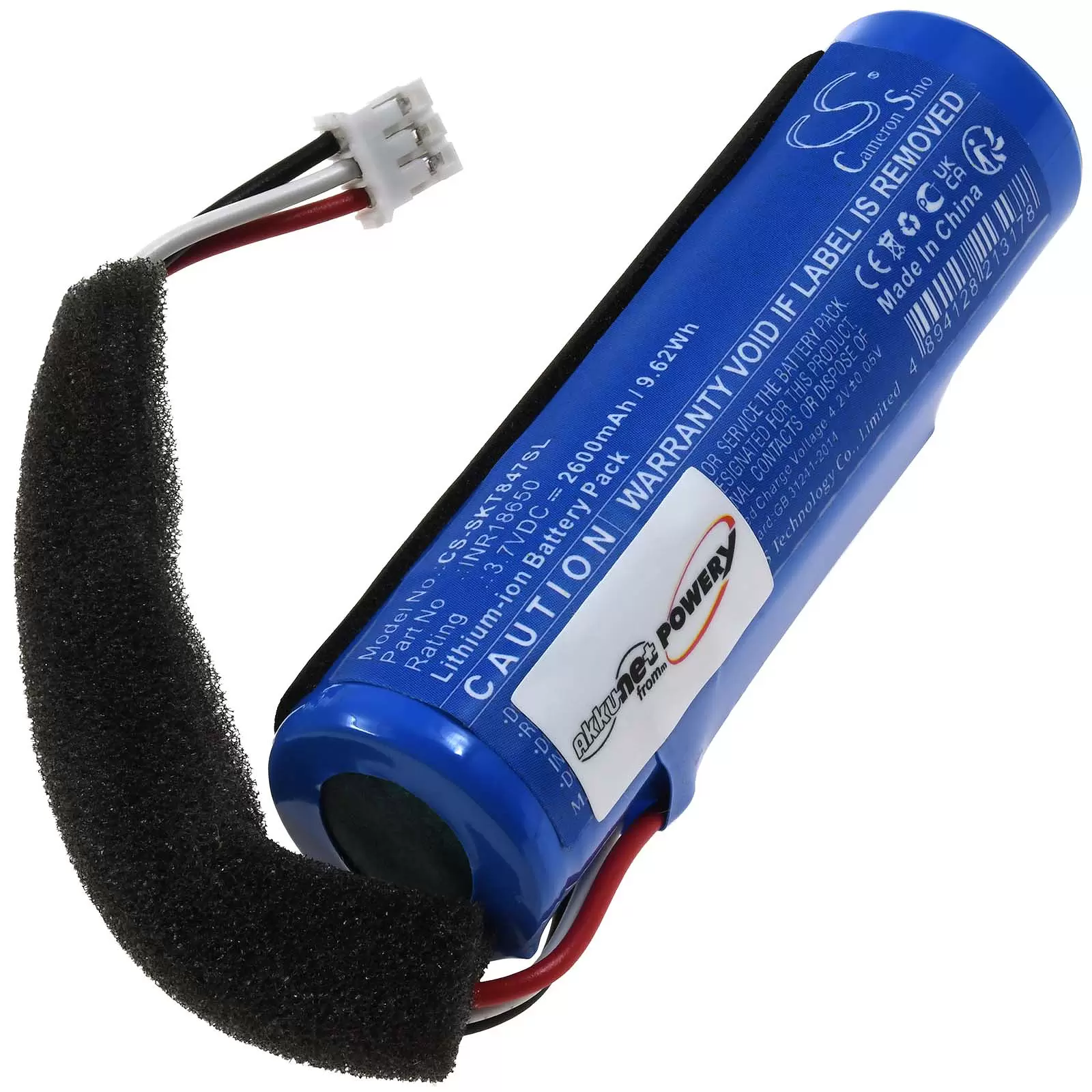 Akku für Lautsprecher Skullcandy Terrain / Typ INR18650 Akku für Lautsprecher Skullcandy Terrain / Typ INR18650