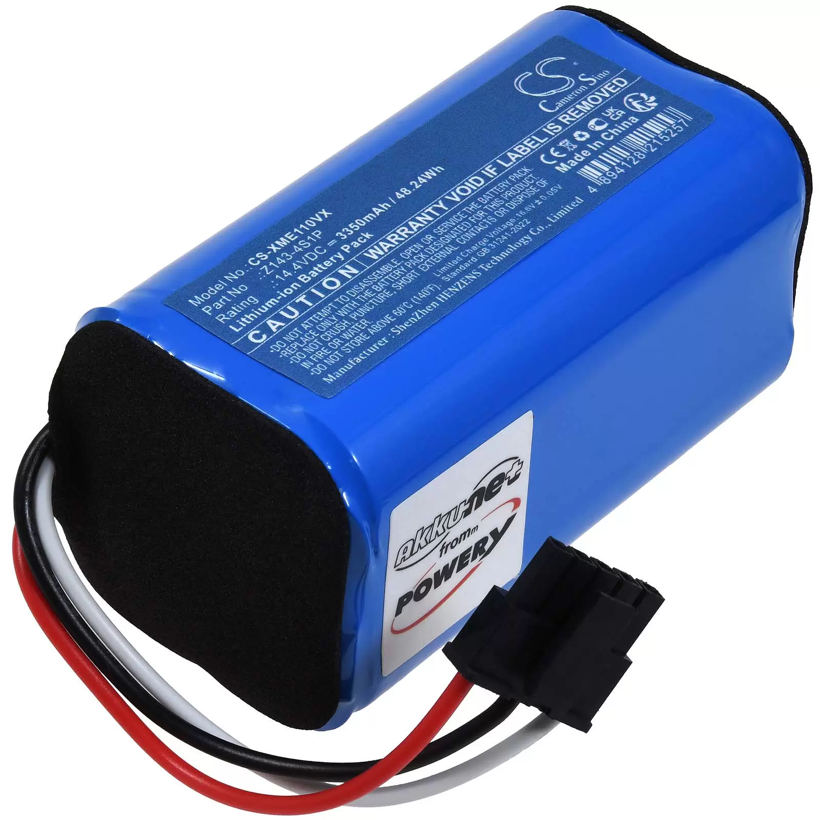 Akku passend für Saugroboter Xiaomi E10 E10C Typ Z143-4S1P Akku passend für Saugroboter Xiaomi E10 E10C Typ Z143-4S1P