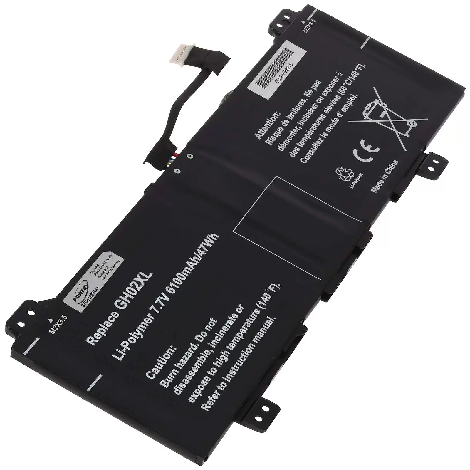 Akku passend für Laptop HP Chromebook 11 G8 EE Typ GH02XL Akku passend für Laptop HP Chromebook 11 G8 EE Typ GH02XL