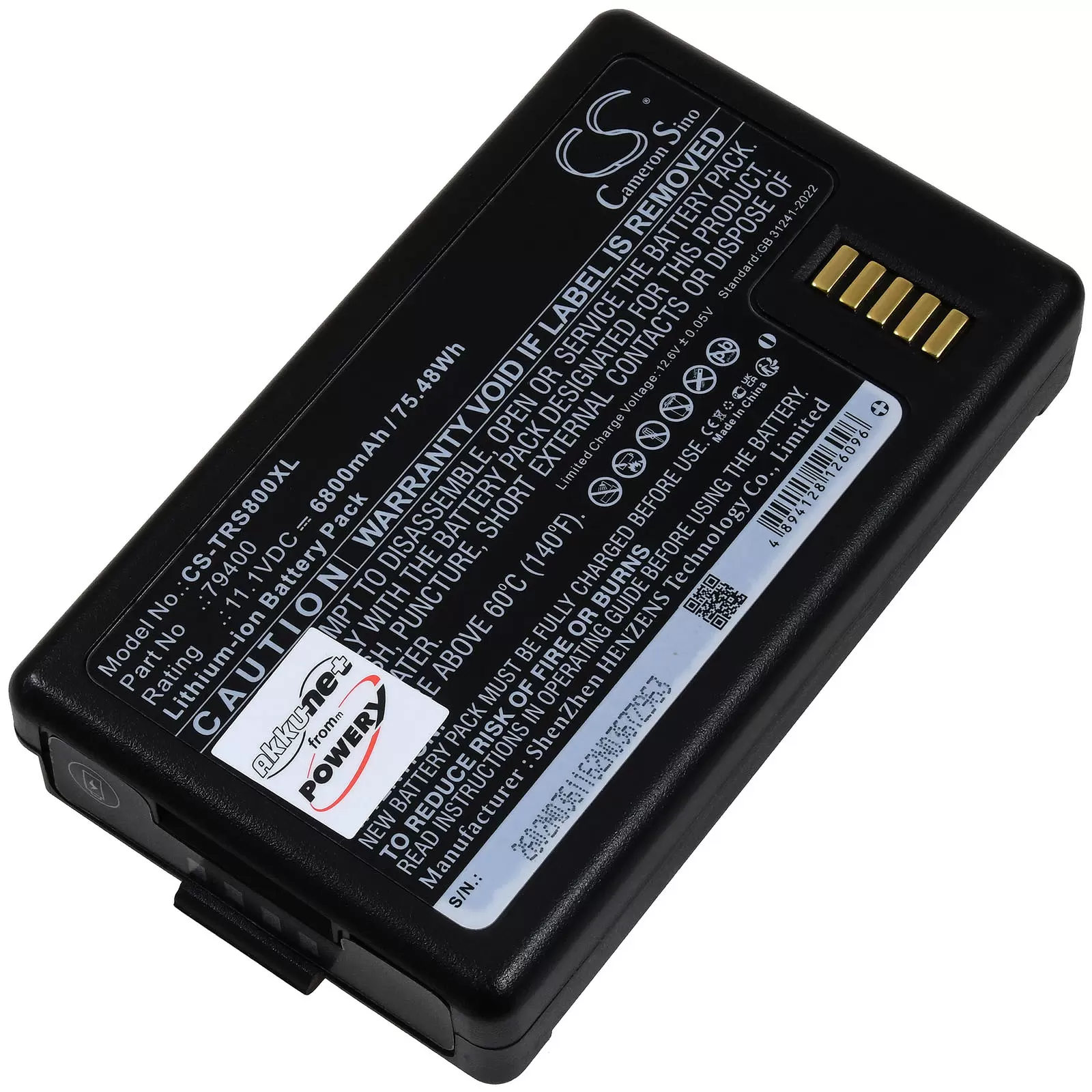 Powerakku passend für Vermessungsgerät Trimble S3, S5, S6, Typ 79400 Powerakku passend für Vermessungsgerät Trimble S3, S5, S6, Typ 79400