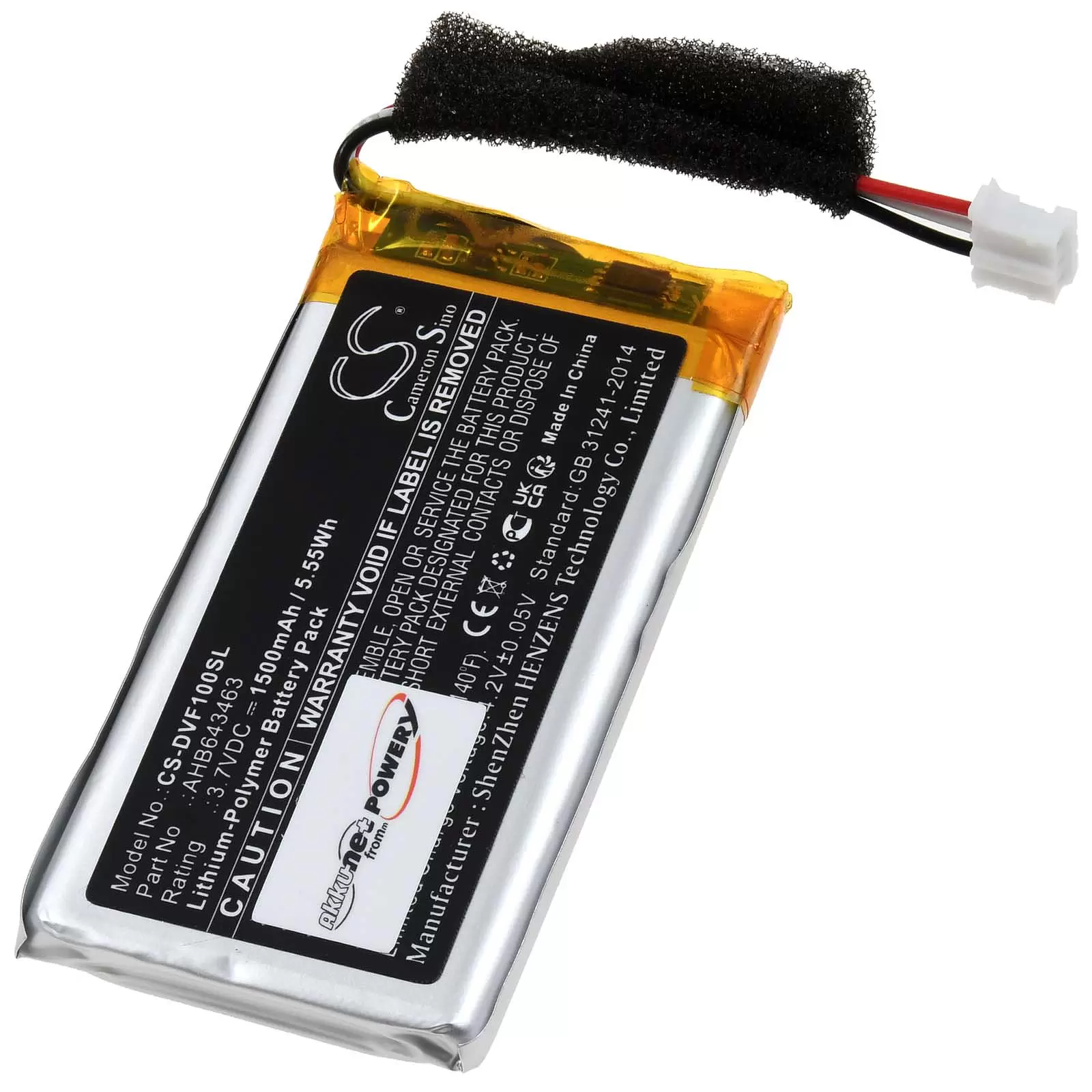 Akku passend für Karaoke Lautsprecher Divoom Fairy-OK Typ AHB643463 Akku passend für Karaoke Lautsprecher Divoom Fairy-OK Typ AHB643463