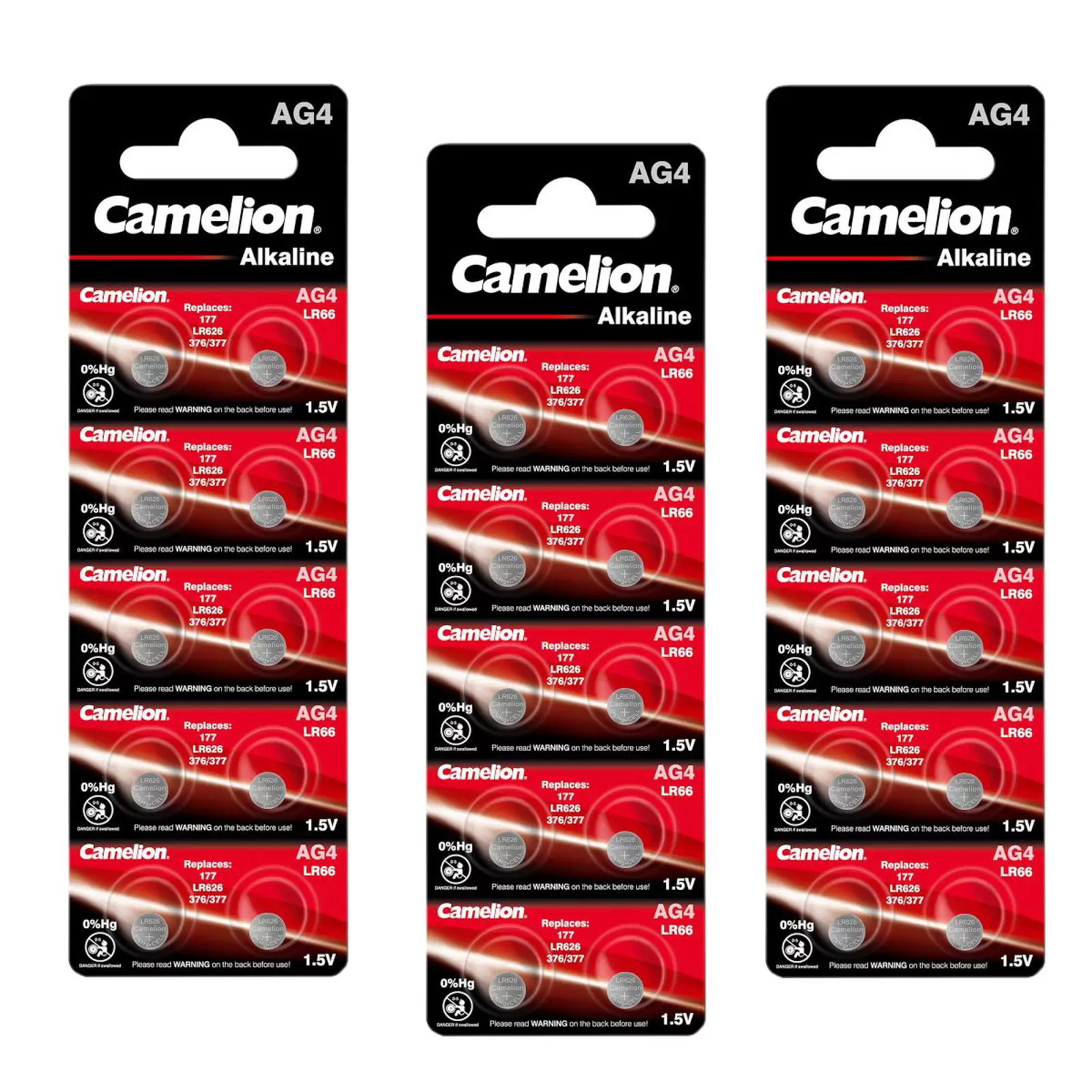 30x Camelion Knopfzelle LR66 / AG4 / G4 / LR626 / 177 / SR626W / GP77A / 377 30x Camelion Knopfzelle LR66 / AG4 / G4 / LR626 / 177 / SR626W / GP77A / 377