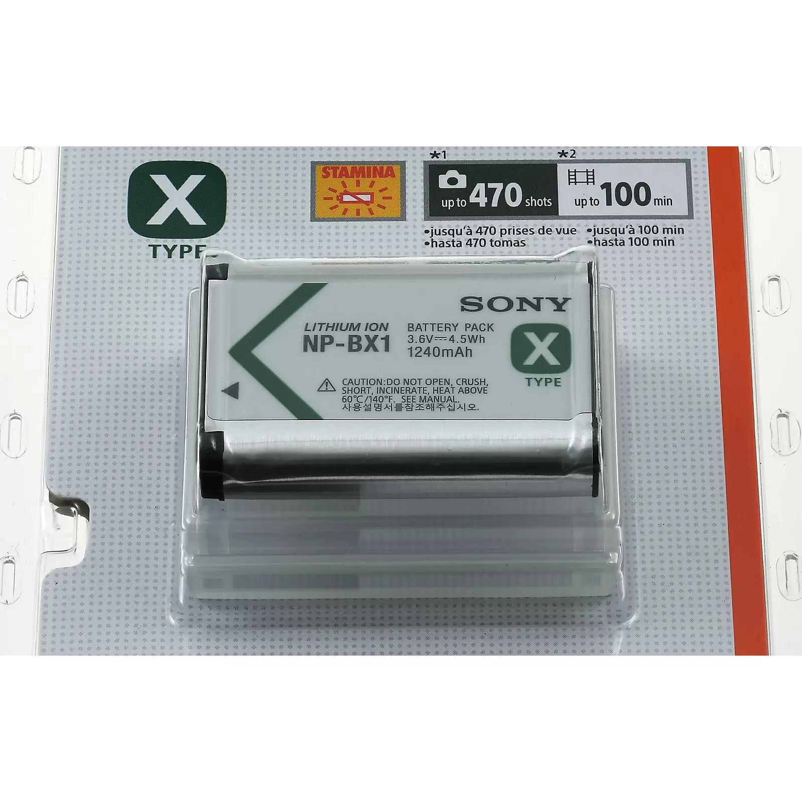 Sony Akku u.a. passend für Sony Cybershot DSC-RX100 / Typ NP-BX1