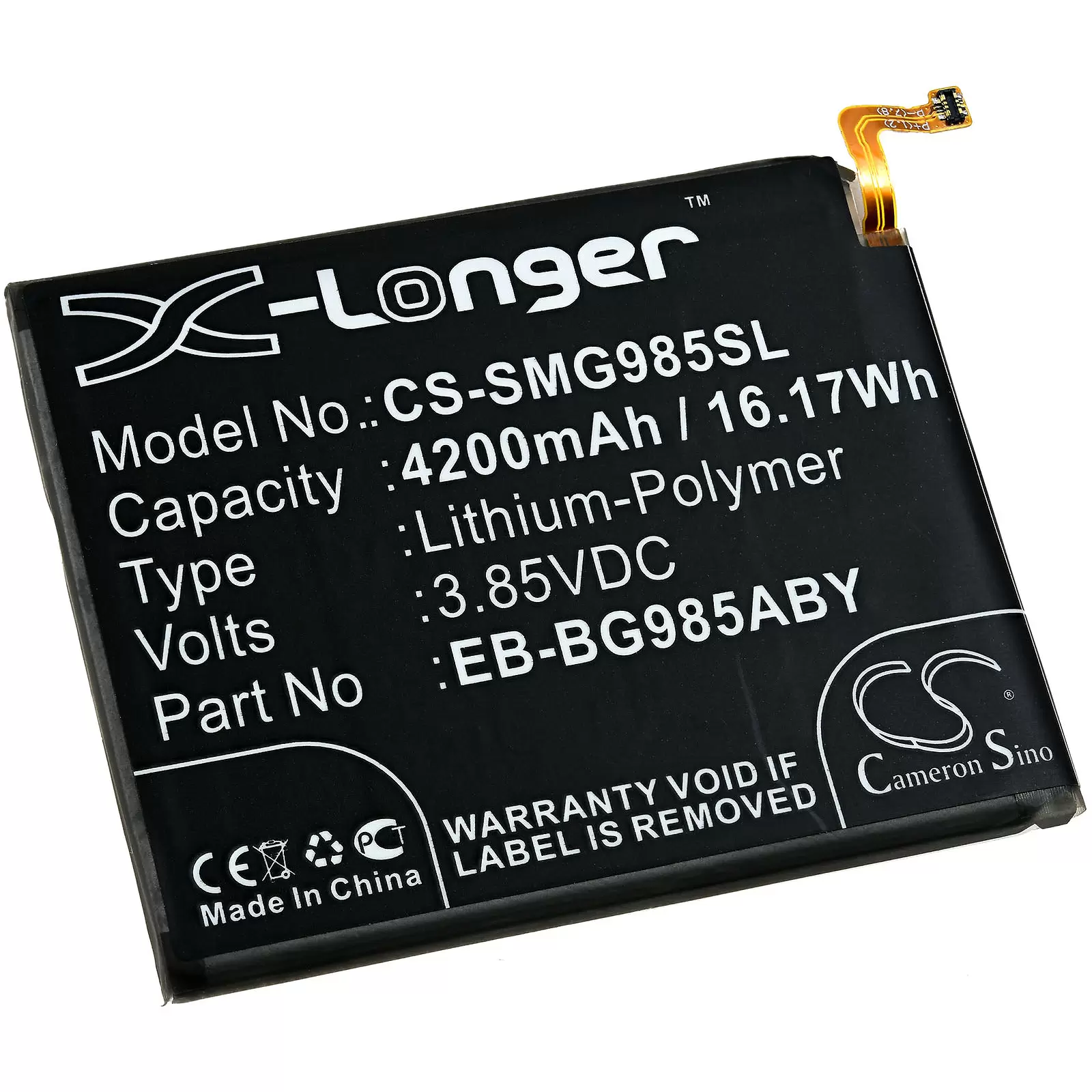 Akku passend für Smartphone, Handy Samsung Galaxy S20 Plus, SM-G985F, Typ EB-BG985ABY u.a. Akku passend für Smartphone, Handy Samsung Galaxy S20 Plus, SM-G985F, Typ EB-BG985ABY u.a.