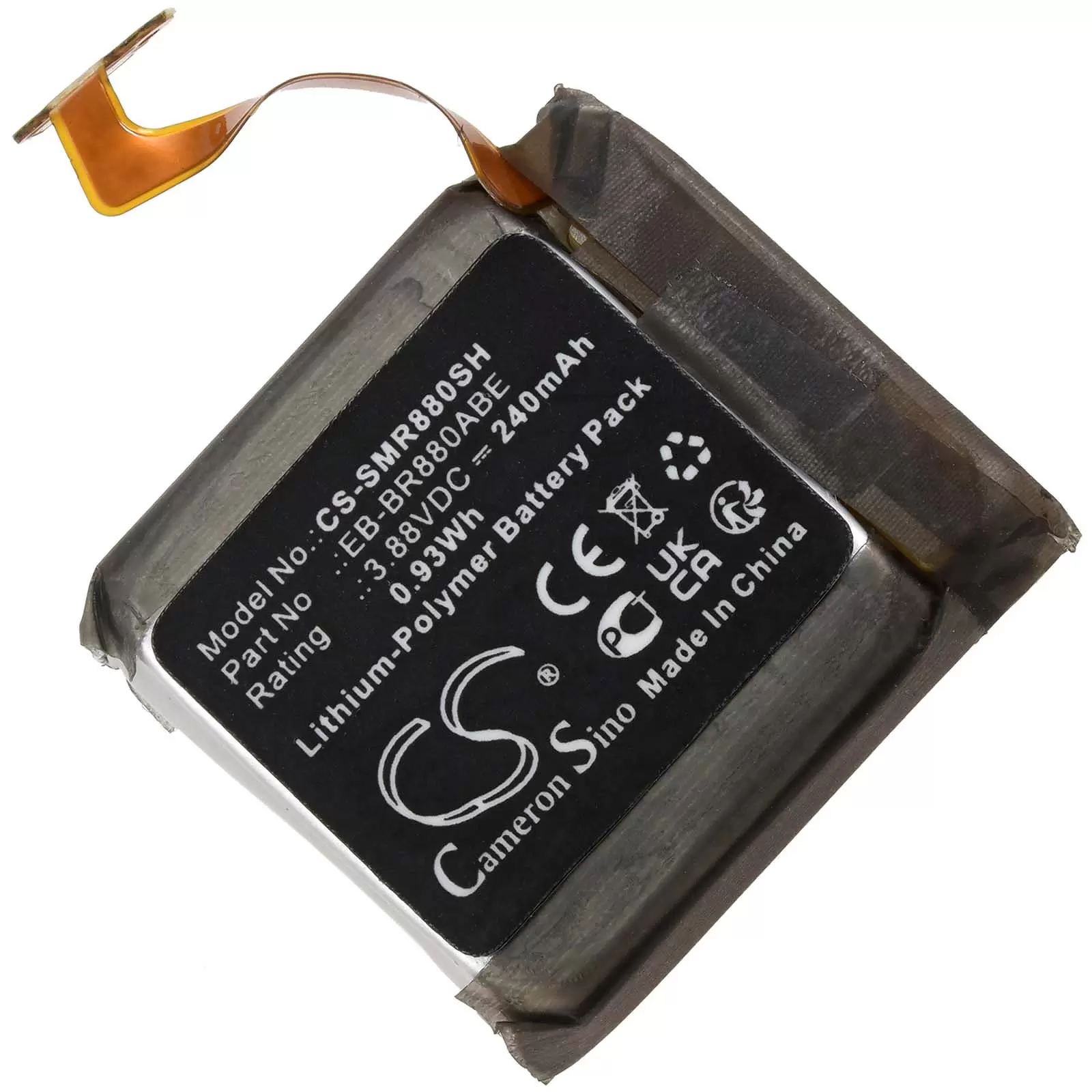 Akku passend für Smartwatch Samsung Galaxy Watch 4 40mm, SM-R880, Typ EB-BR880ABE Akku passend für Smartwatch Samsung Galaxy Watch 4 40mm, SM-R880, Typ EB-BR880ABE