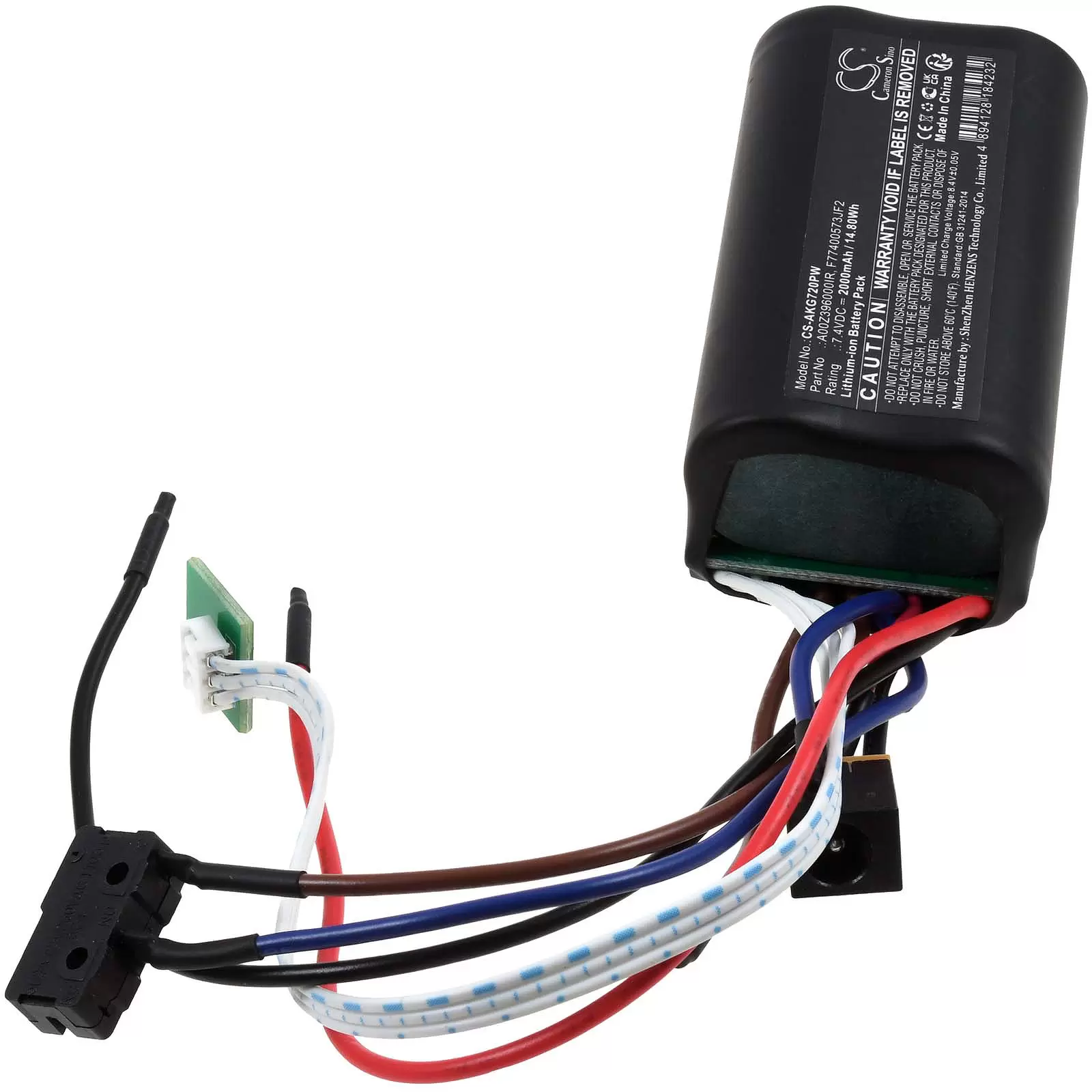 Akku passend für Gras- und Strauchschere AL-KO GS 7.2 G1821825 Typ A00Z396000IR Akku passend für Gras- und Strauchschere AL-KO GS 7.2 G1821825 Typ A00Z396000IR