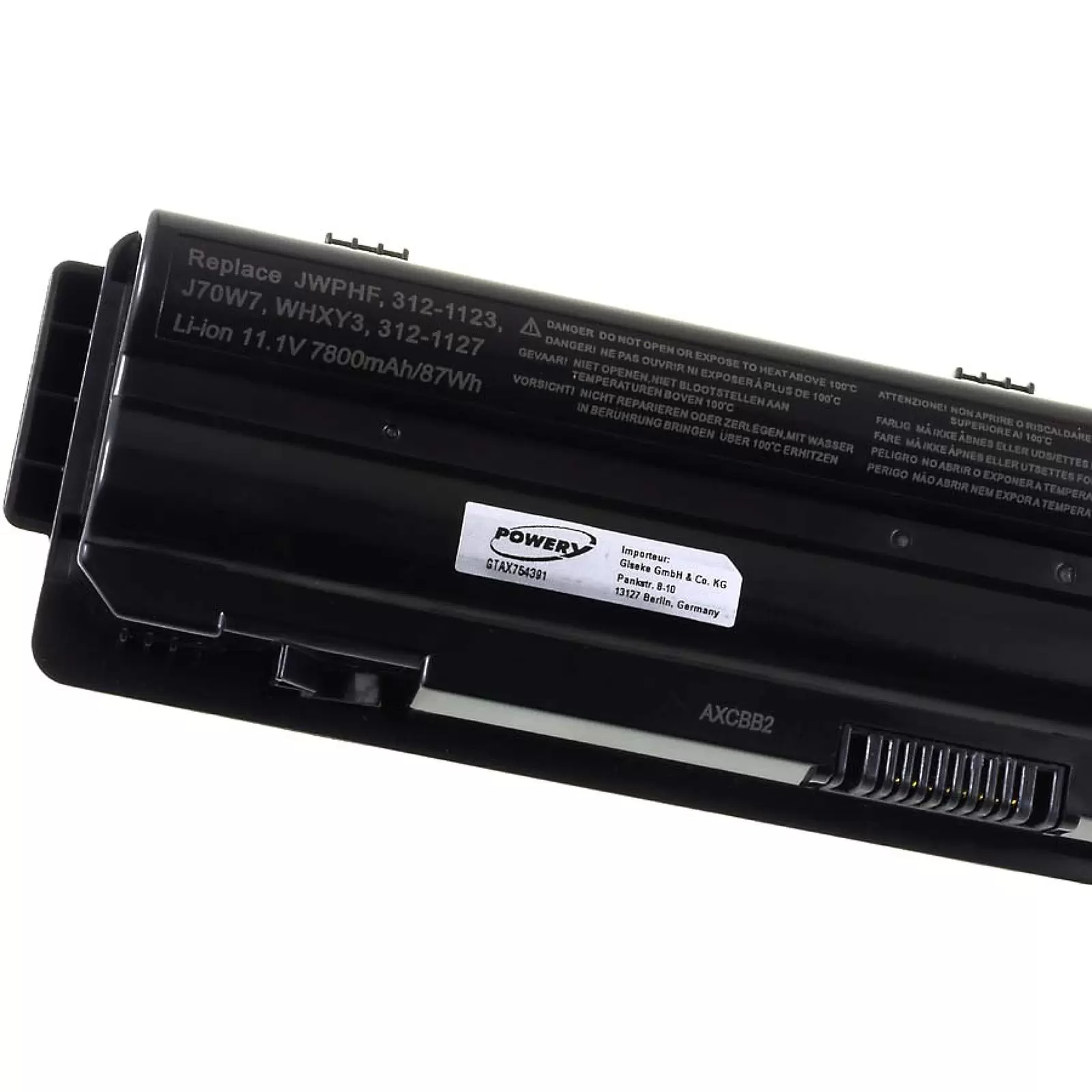 Akku für Dell XPS 14 / Typ 312-1123 7800mAh