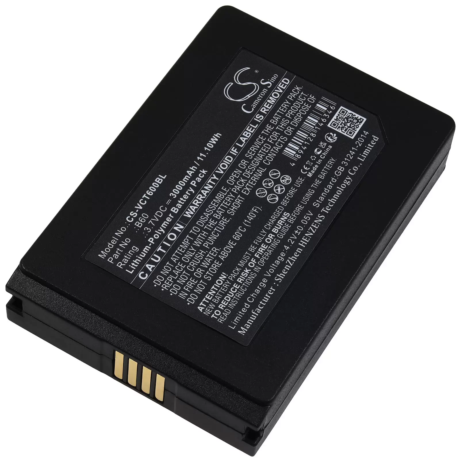 Akku passend für Zahlterminal Vectron Mobilepro 3 Typ B60