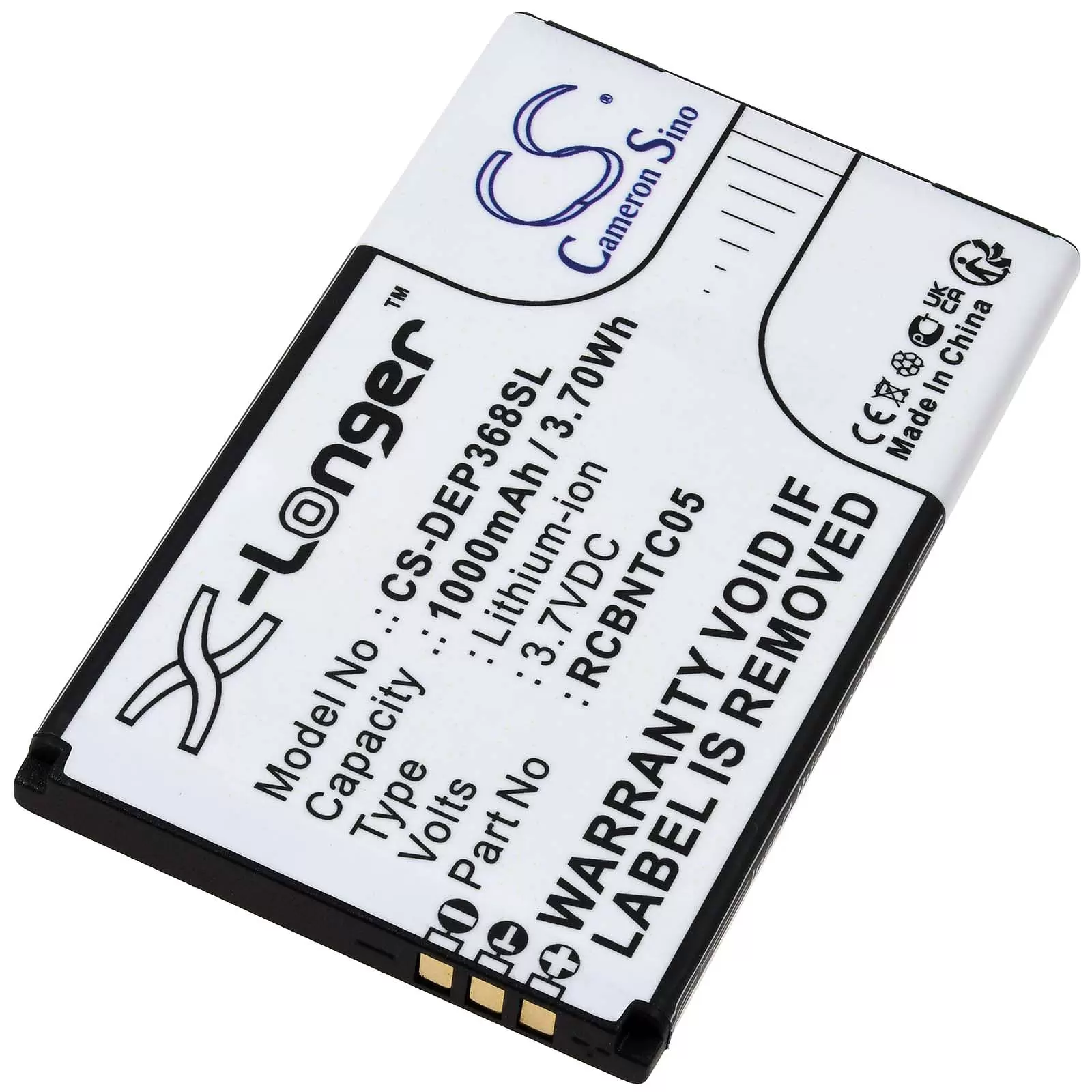 Akku passend für Handy Doro Primo 368 Typ RCBNTC05 Akku passend für Handy Doro Primo 368 Typ RCBNTC05