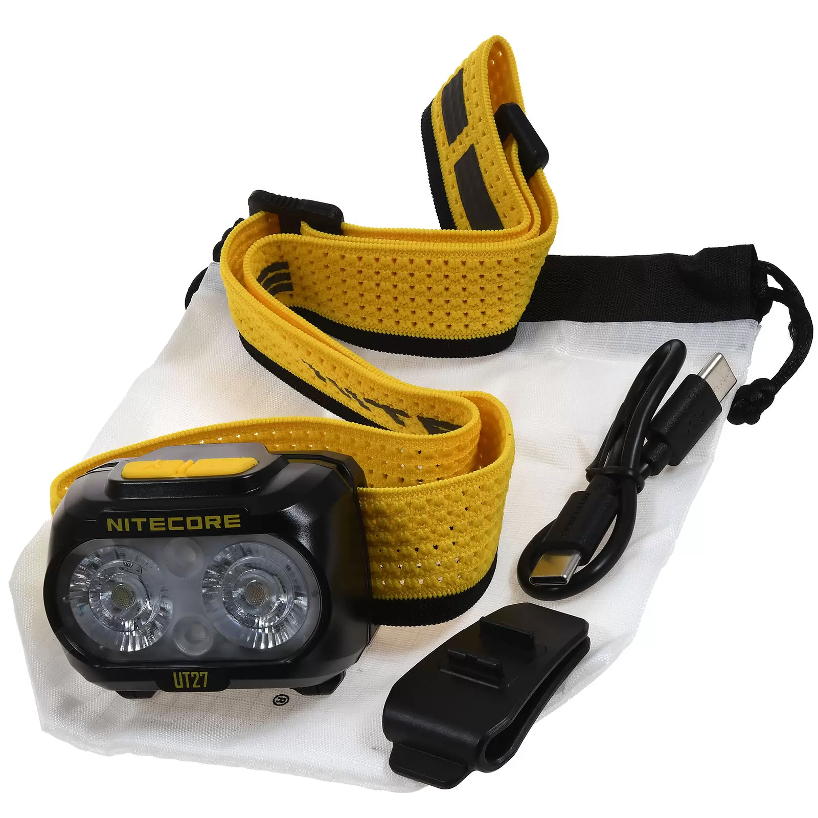 Nitecore UT27 MCT - LED-Kopfleuchte, Kopflampe Headlight, Stirnlampe, bis zu 800 Lumen Weiß