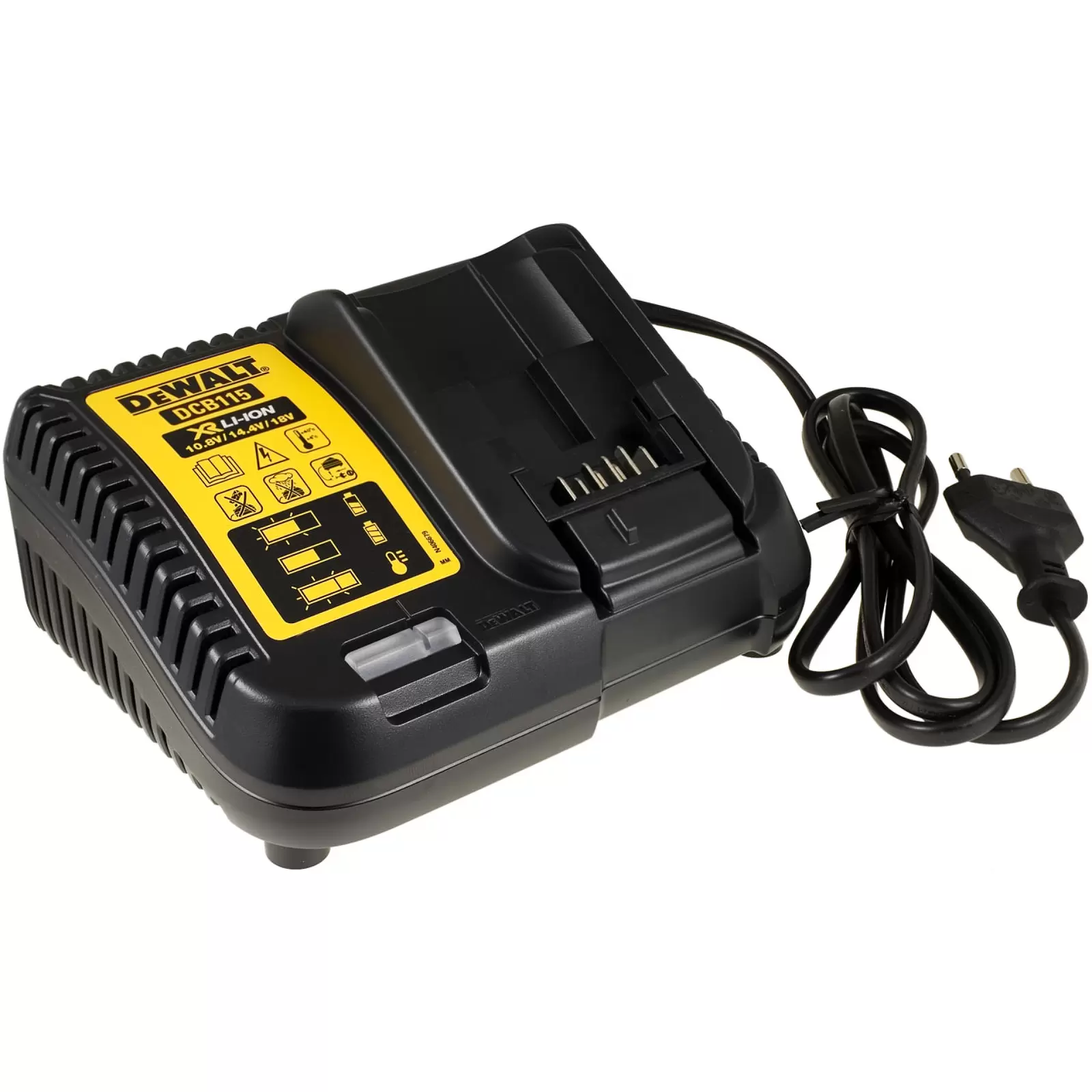 Dewalt Akku-Schnellladegerät / Akku-Ladegerät 10,8-18V DCB115 für alle XR-Schiebe-Akkus Dewalt Akku-Schnellladegerät / Akku-Ladegerät 10,8-18V DCB115 für alle XR-Schiebe-Akkus