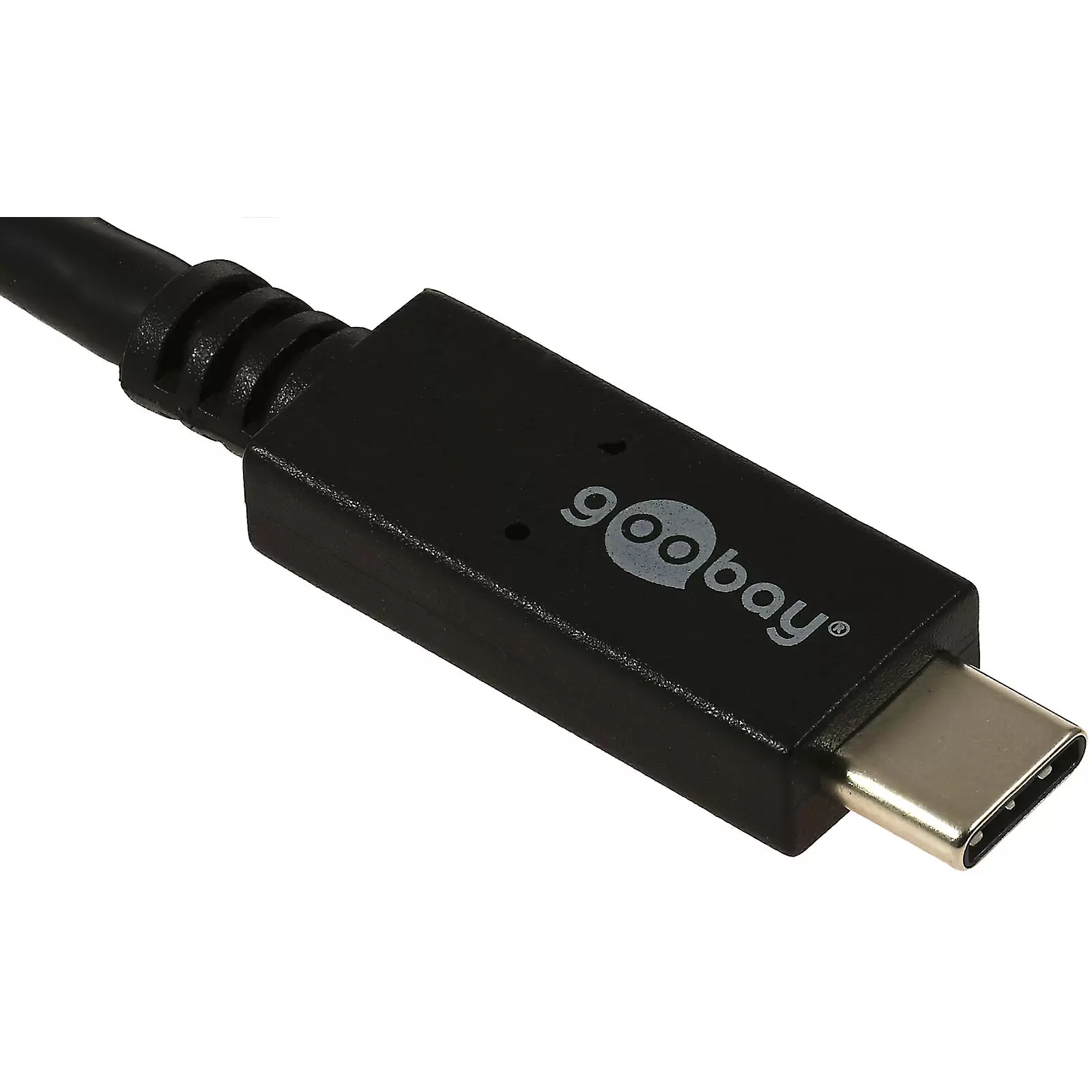 goobay USB-C Lade-Kabel USB 3.1 Gernation 2, 3A, 1m, 20x schneller als USB 2.0