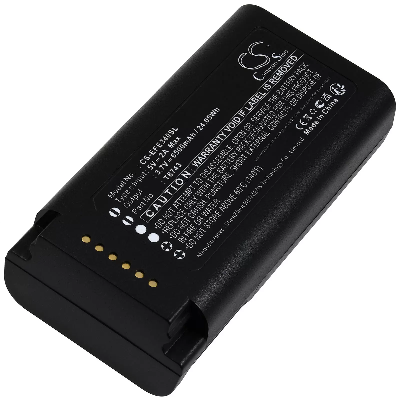 Akku passend für Security Video-Türklingel eufy Video Doorbell E340 Typ T8743 Akku passend für Security Video-Türklingel eufy Video Doorbell E340 Typ T8743