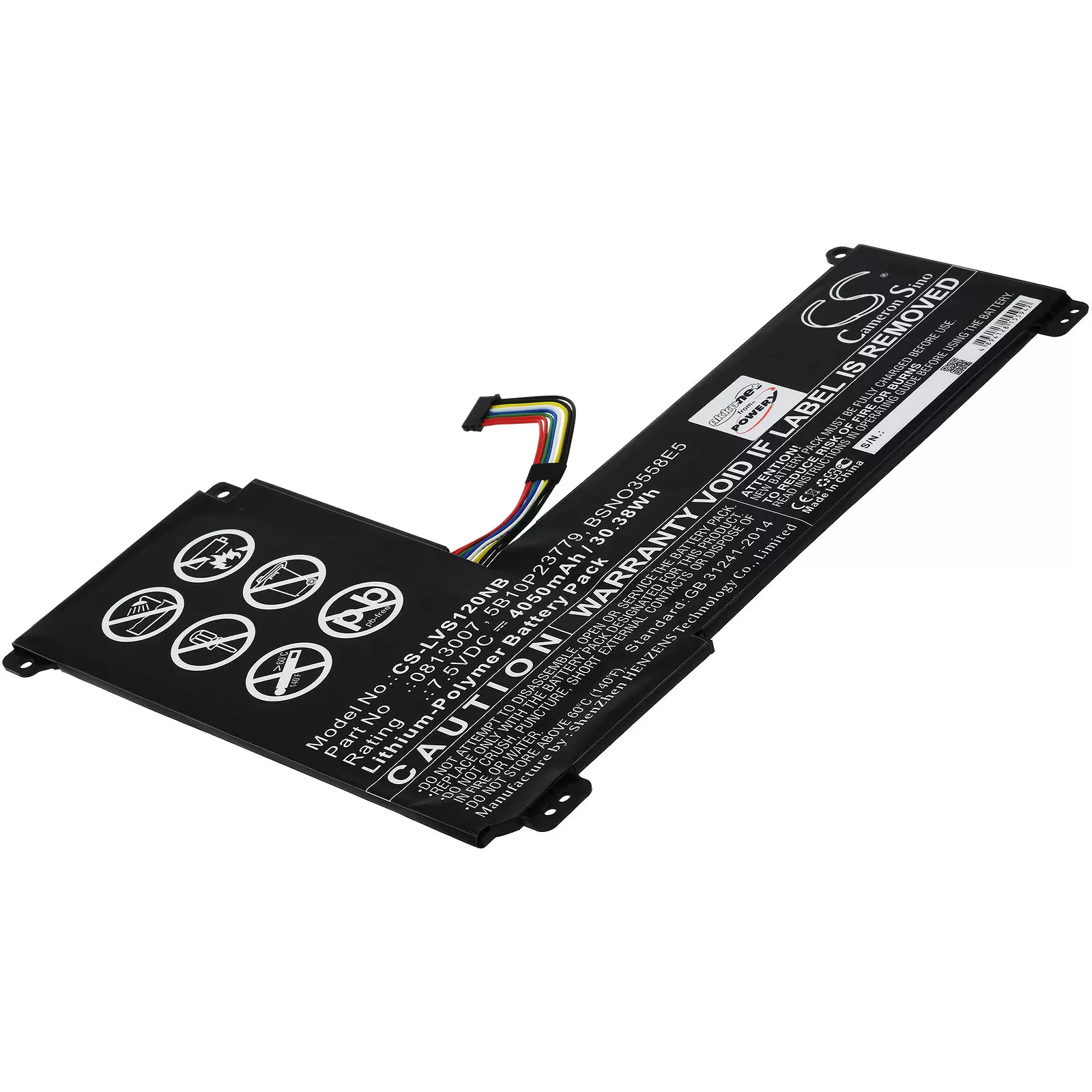 Akku passend für Laptop Lenovo IdeaPad 120S-14iap (81A5) Serie, Typ 5B10P23779 u.a.