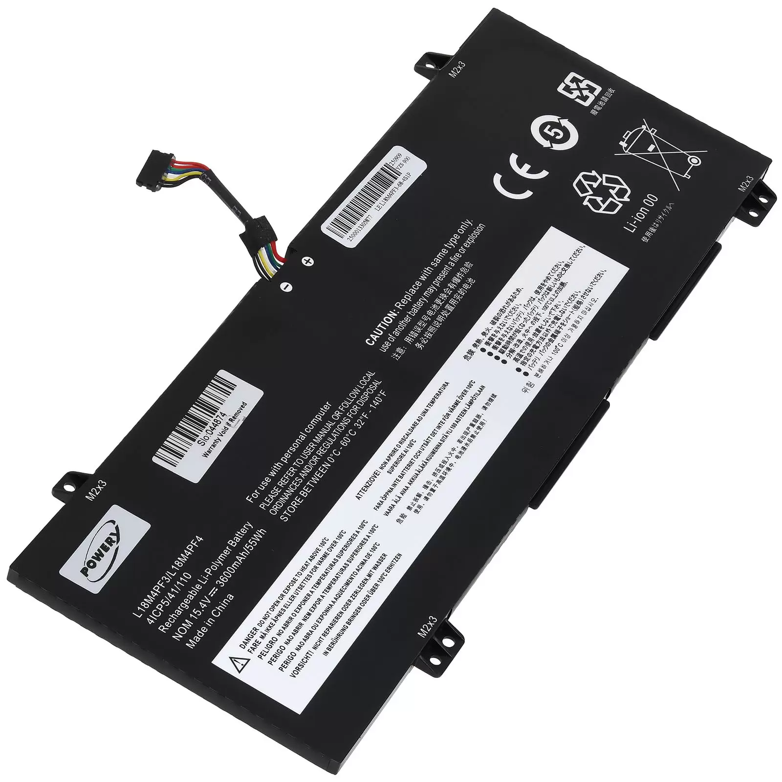 Akku passend für Laptop Lenovo IdeaPad C340-14API, C340-14IWL, Typ L18C4PF3