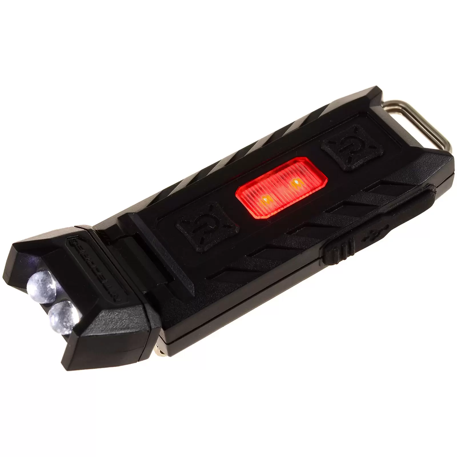 Nitecore THUMB LED Schlüsselanhänger-Taschenlampe 120° neigbarer Kopf bis 85 lumen Schwarz