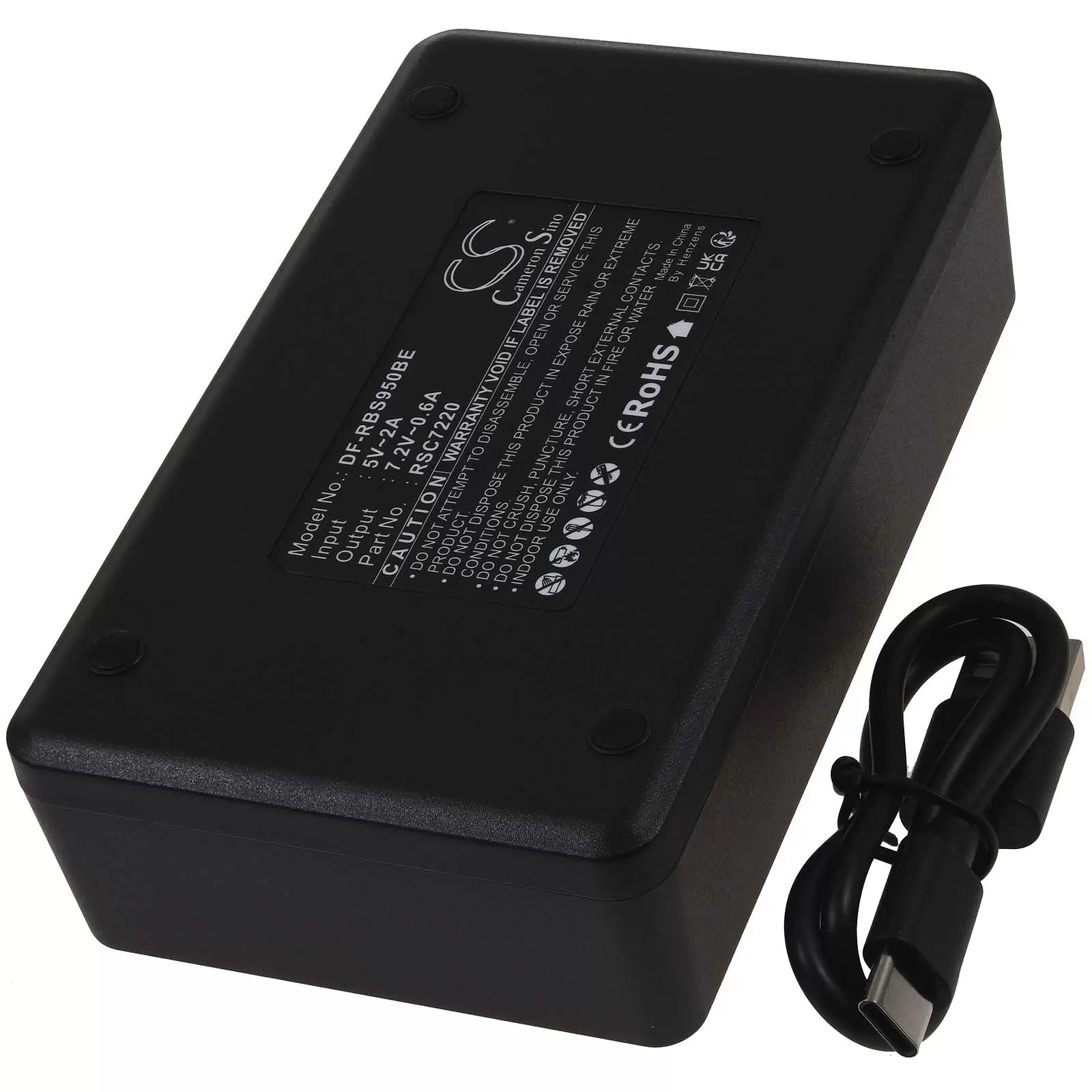 Ladegerät, Ladestation kompatibel mit Akku für HBC Spectrum 1 / Linus 6 / Typ BA209000