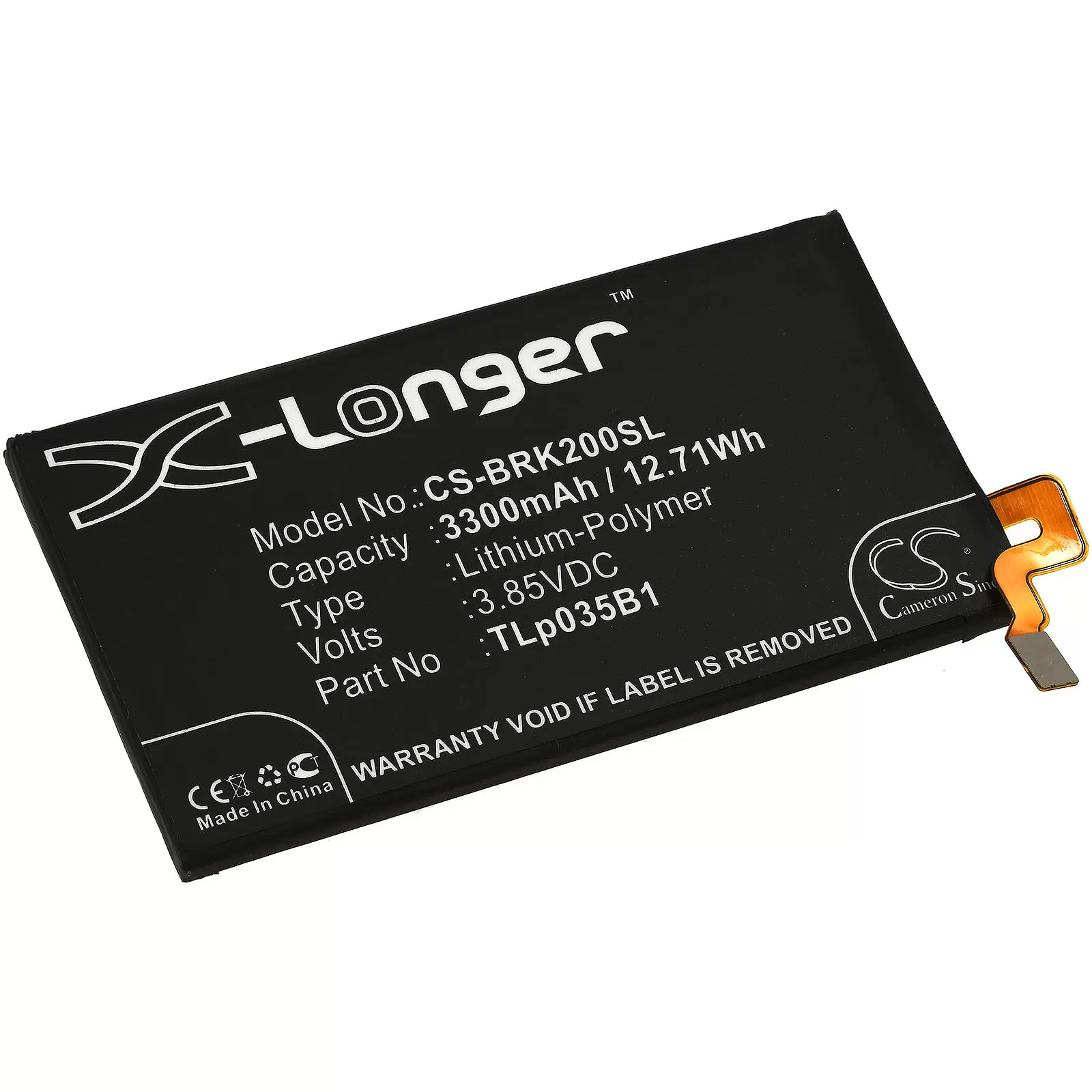 Akku passend für Handy, Smartphone Blackberry KEY2 / BBF100-4 / Typ Tlp035B1 u.a. Akku passend für Handy, Smartphone Blackberry KEY2 / BBF100-4 / Typ Tlp035B1 u.a.