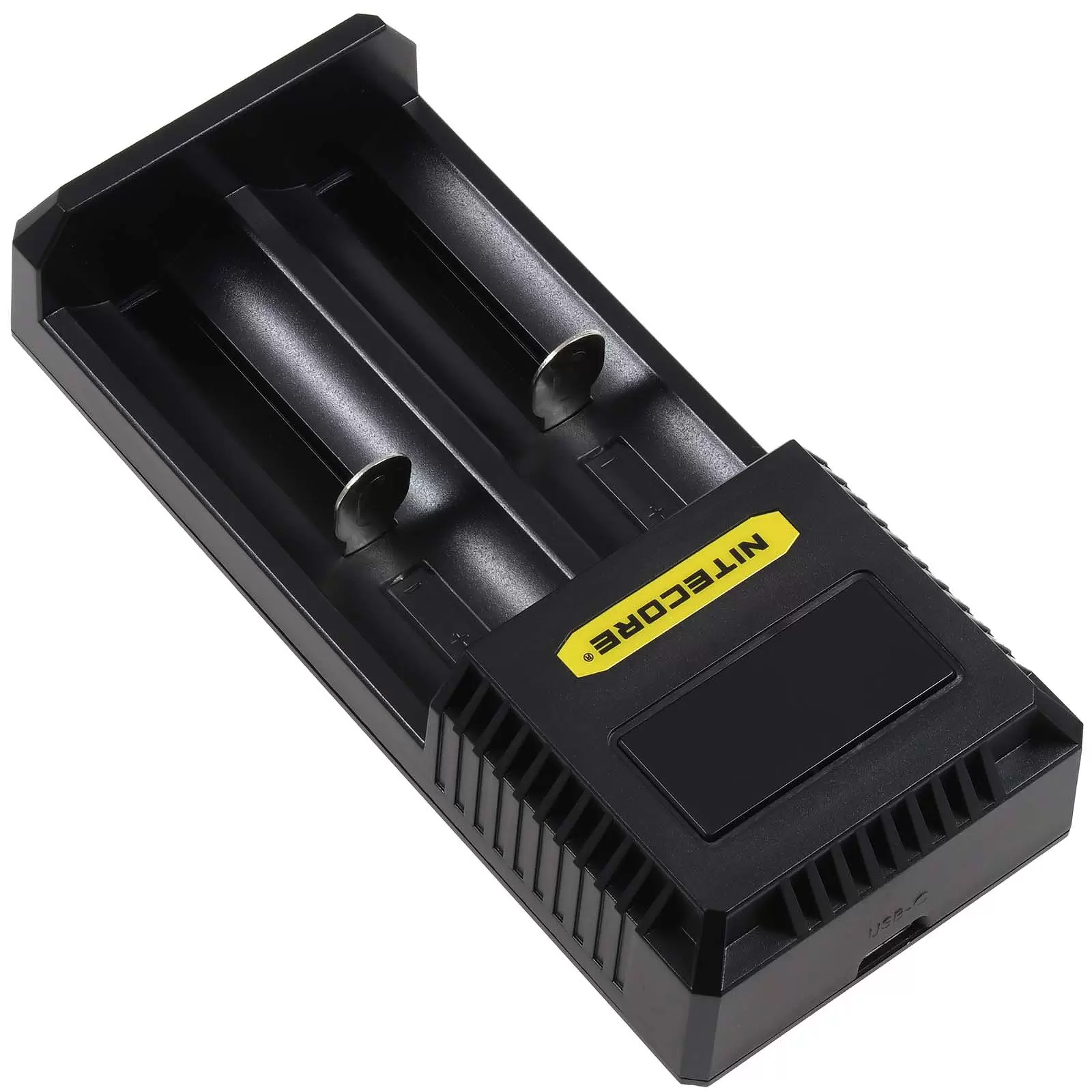 Nitecore USB-C CI2 Ladegerät mit 2 Ladeschächten für Li-Ion-, NiMH- und NiCd Akkus