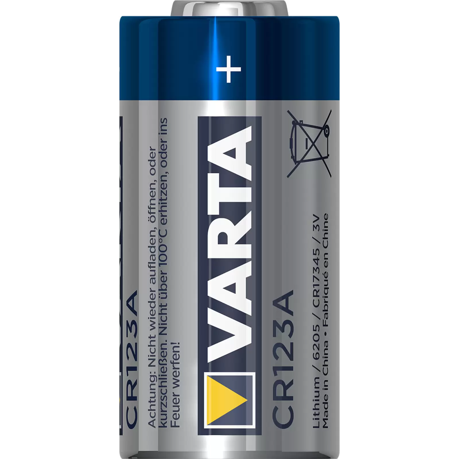 Foto Batterie Varta 6205/ CR123 / CR123A / CR17345 1er Blister