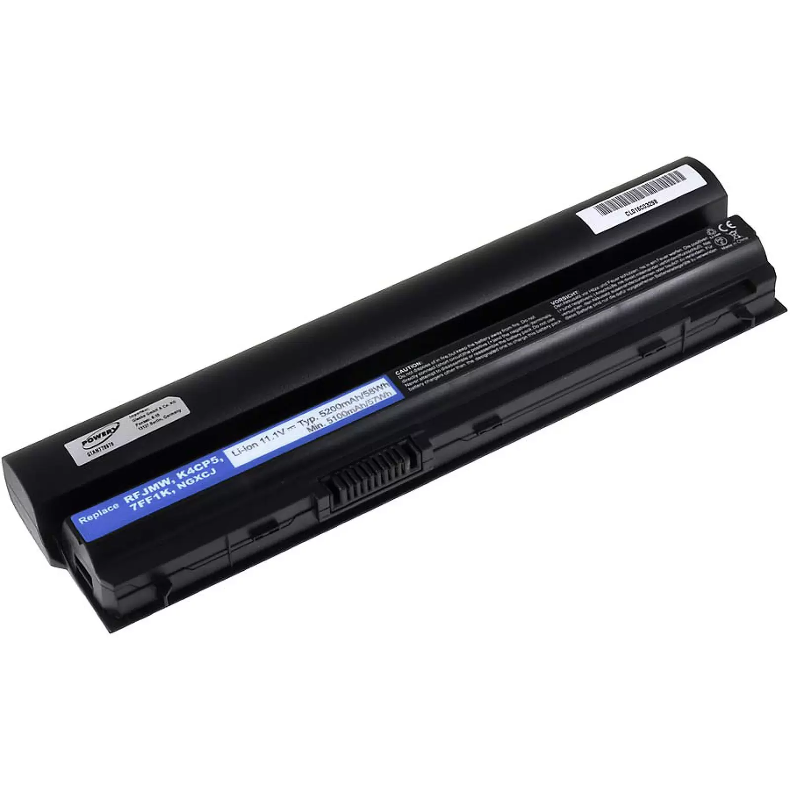 Akku für Dell Latitude E6220/ Typ 09K6P 5200mAh