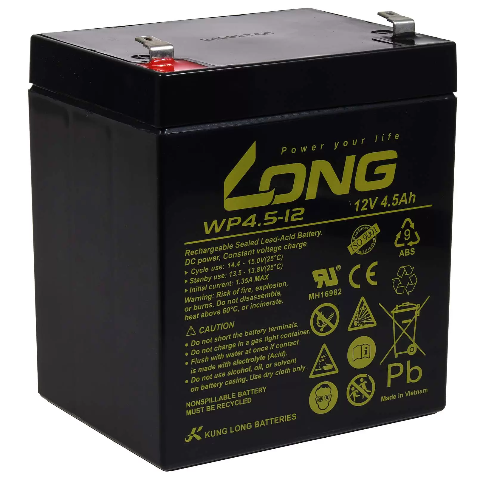 Long Bleiakku WP4.5-12 12V 4,5Ah Long Bleiakku WP4.5-12 12V 4,5Ah