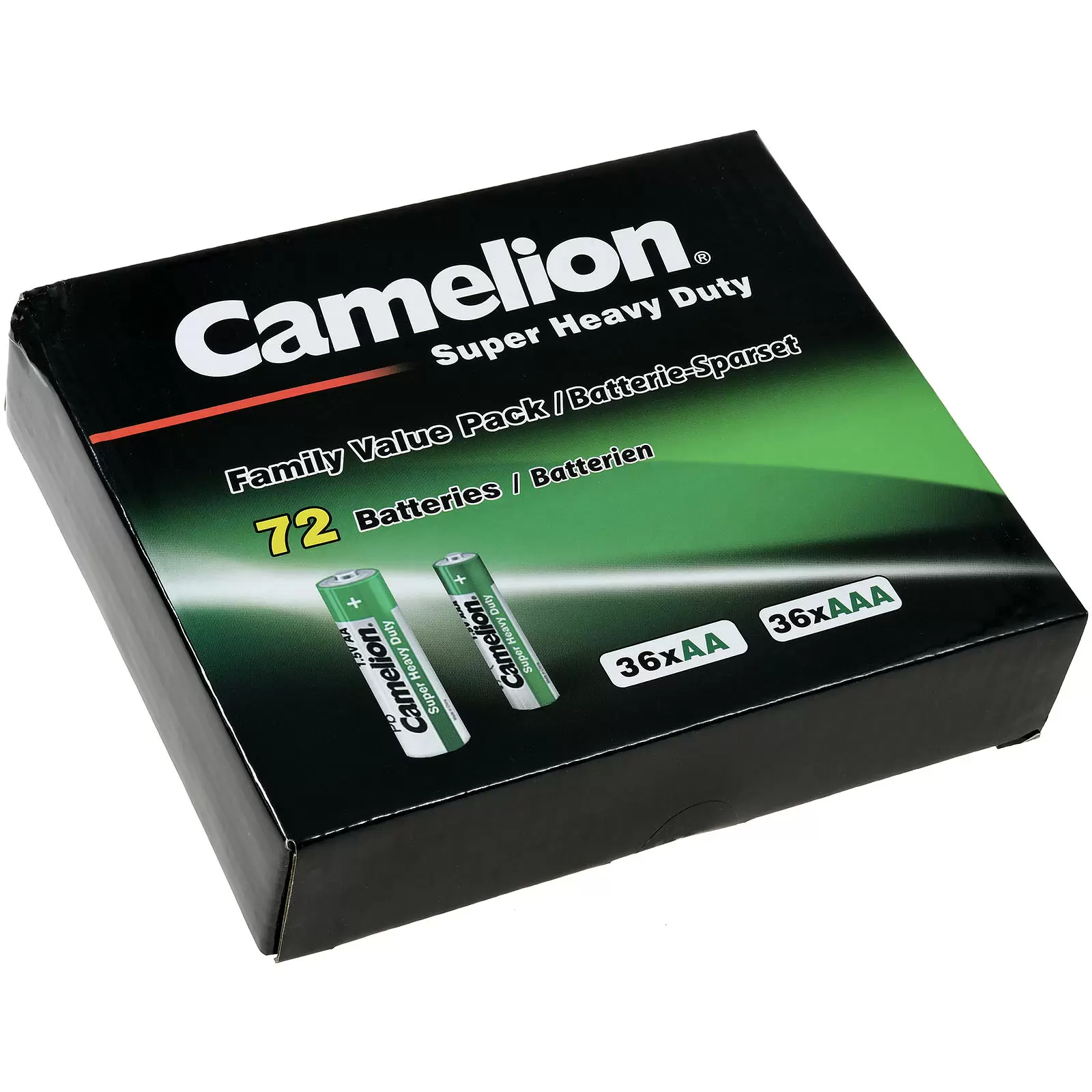 Camelion Batterien Spar-Set - 36x LR6/AA + 36x LR03/AAA