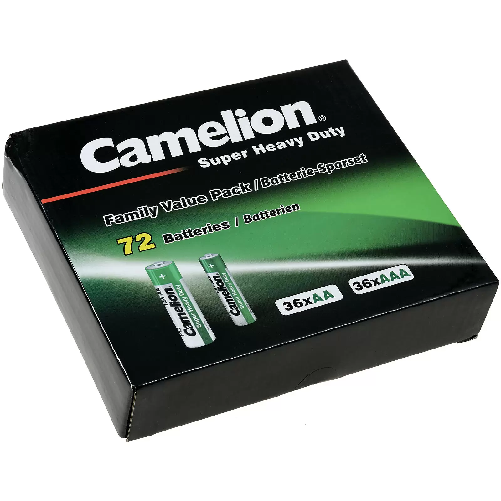 Camelion Batterien Spar-Set - 36x LR6/AA + 36x LR03/AAA Camelion Batterien Spar-Set - 36x LR6/AA + 36x LR03/AAA
