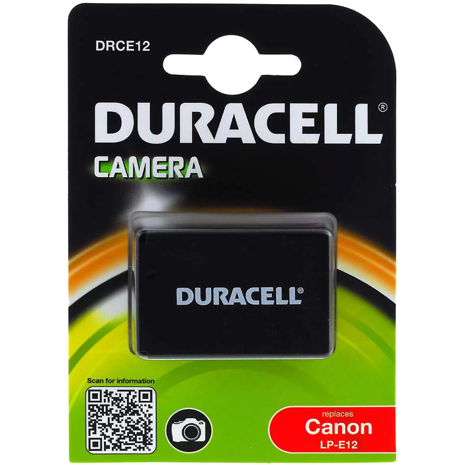 Duracell Akku DRCE12 für Canon Typ LP-E12 Duracell Akku DRCE12 für Canon Typ LP-E12