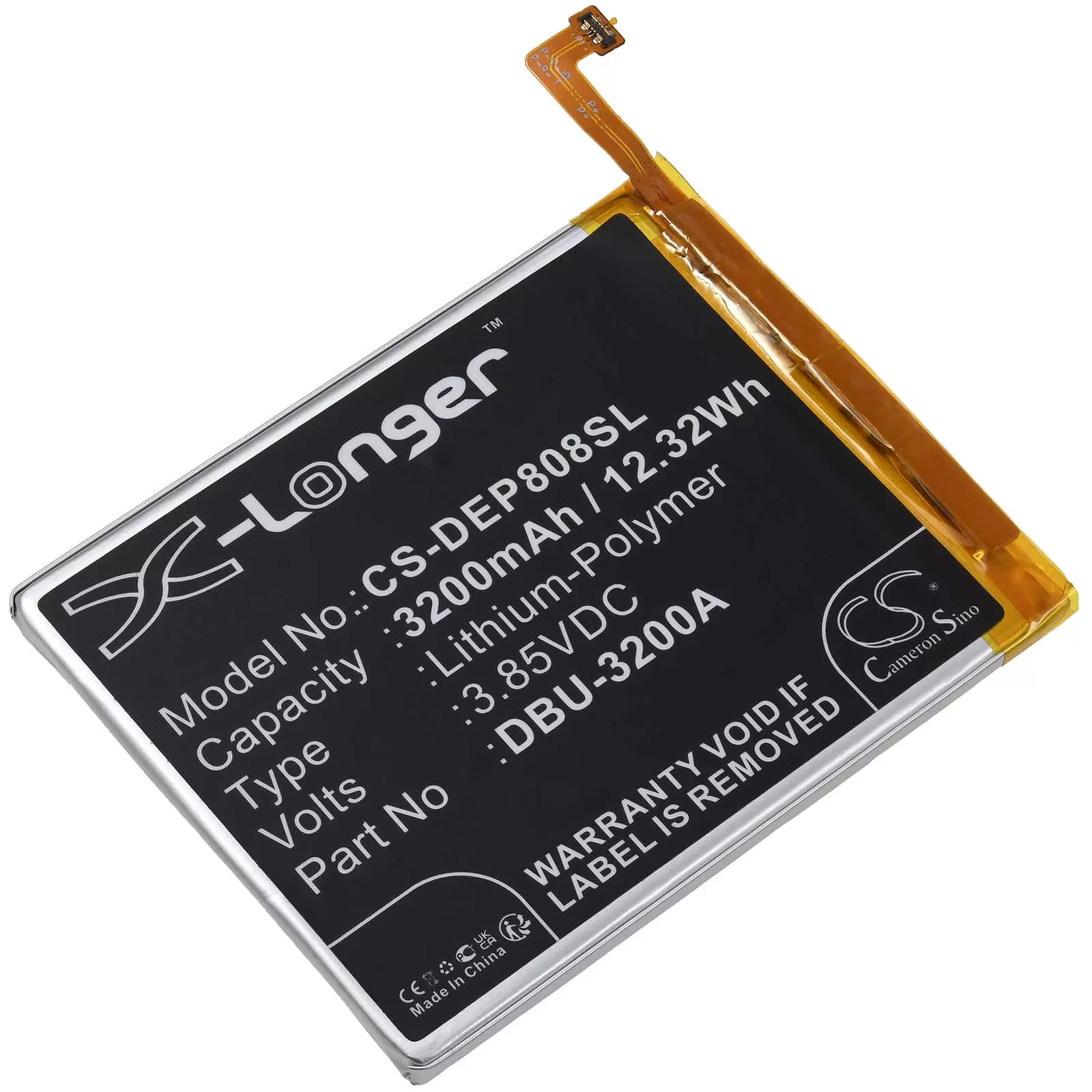 Akku passend für Handy Doro 8080 Typ DBU-3200A Akku passend für Handy Doro 8080 Typ DBU-3200A