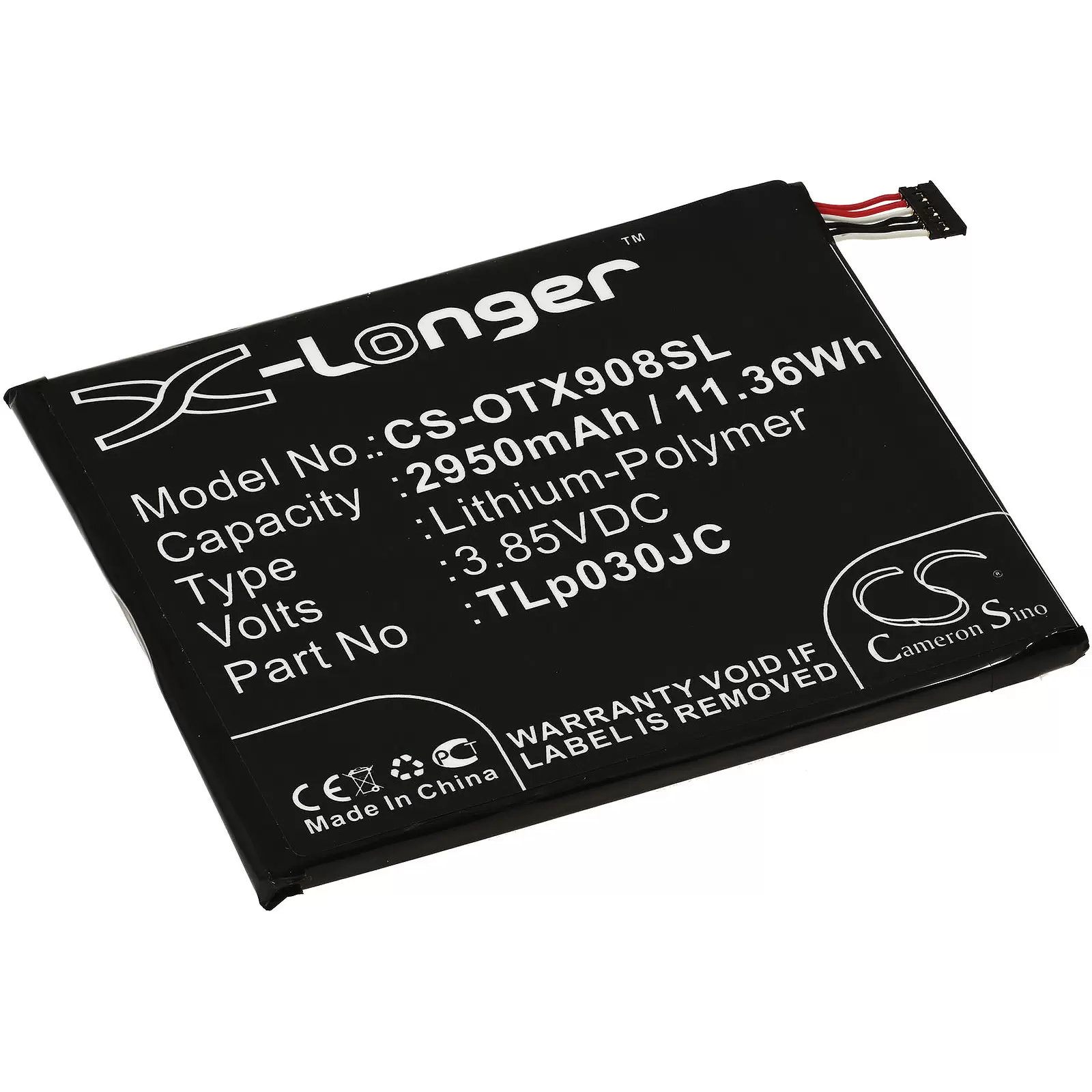 Akku passend für Handy, Smartphone Alcatel One Touch A3 XL / OT-5099D / Typ TLp030JC u.a. Akku passend für Handy, Smartphone Alcatel One Touch A3 XL / OT-5099D / Typ TLp030JC u.a.