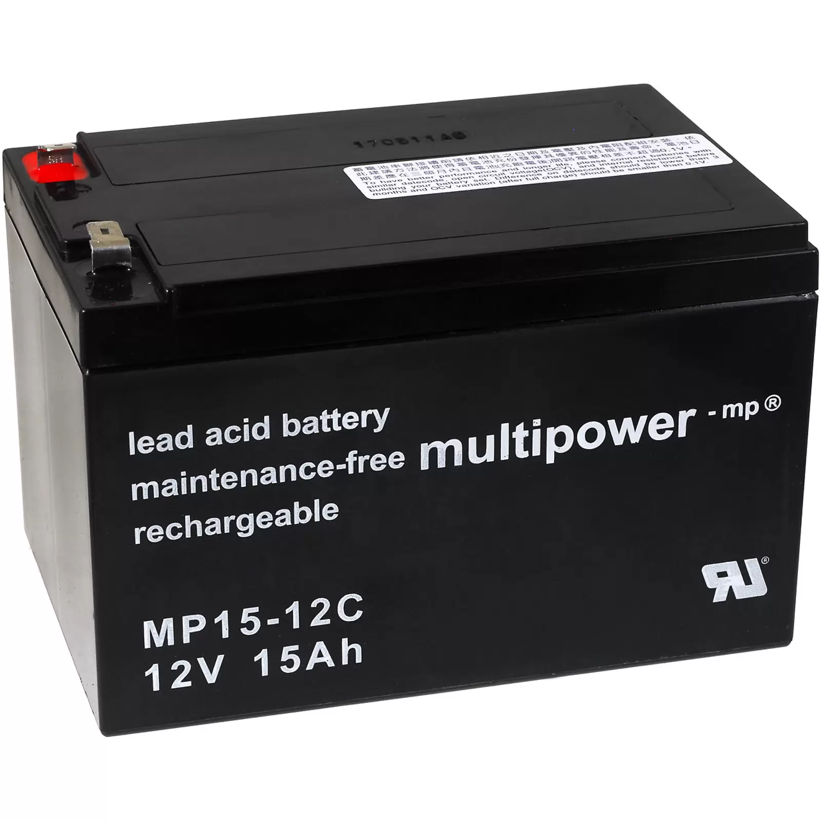 Bleiakku multipower MP15-12C zyklenfest Bleiakku multipower MP15-12C zyklenfest